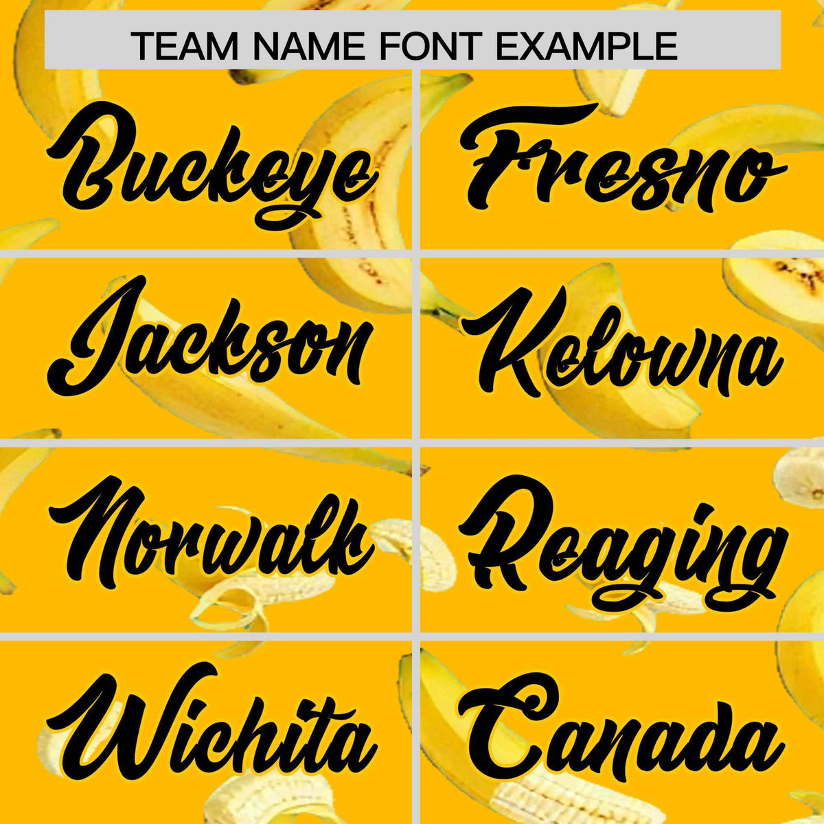 Custom Yellow Banana Graffiti Pattern Fashion Authentic Baseball Jersey | Graffiti Pattern | Embroidery&Dye-sublimation printing | KXKSHOP