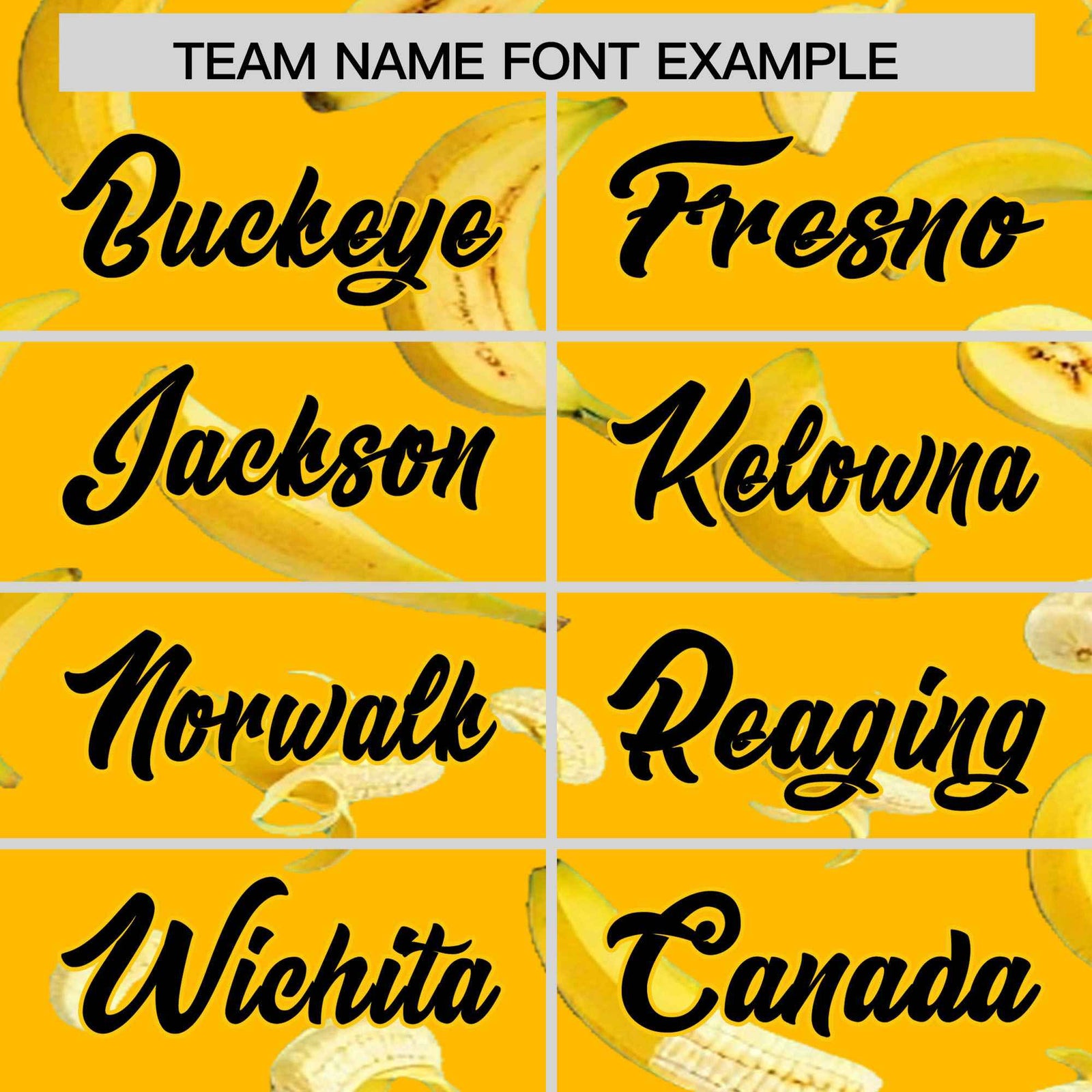 Custom Yellow Banana Graffiti Pattern Fashion Authentic Baseball Jersey | Graffiti Pattern | Embroidery&Dye-sublimation printing | KXKSHOP