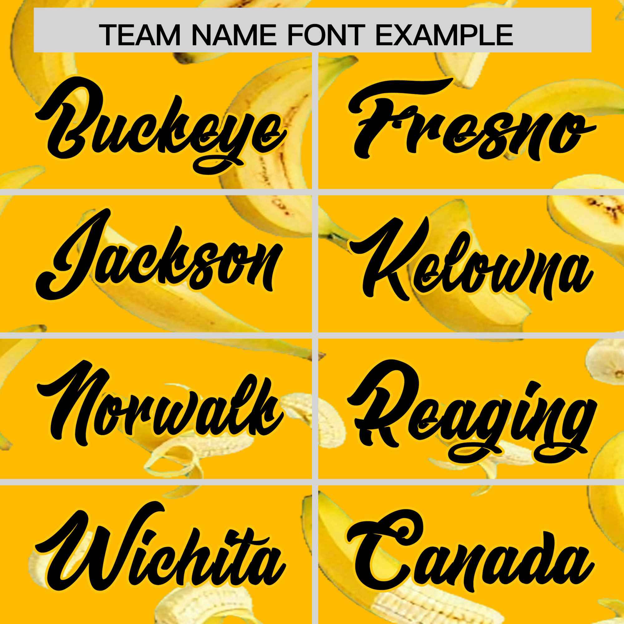 Custom Yellow Banana Graffiti Pattern Fashion Authentic Baseball Jersey | Graffiti Pattern | Embroidery&Dye-sublimation printing | KXKSHOP