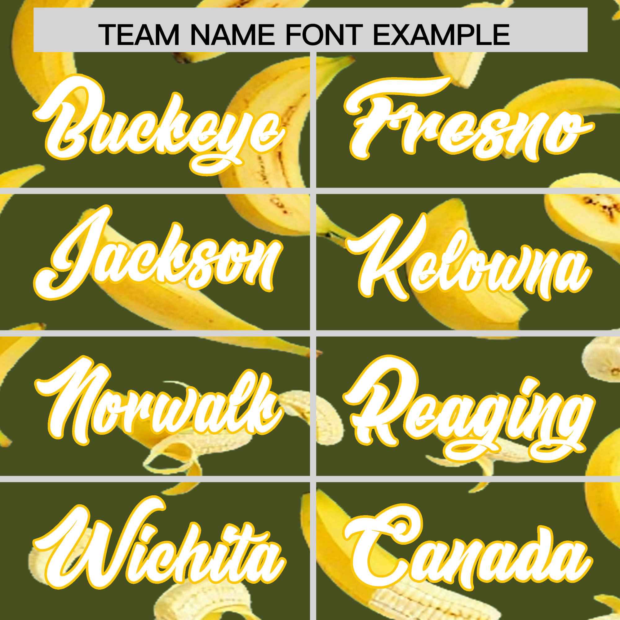 Custom Olive Banana Graffiti Pattern Fashion Authentic Baseball Jersey | Graffiti Pattern | Embroidery&Dye-sublimation printing | KXKSHOP