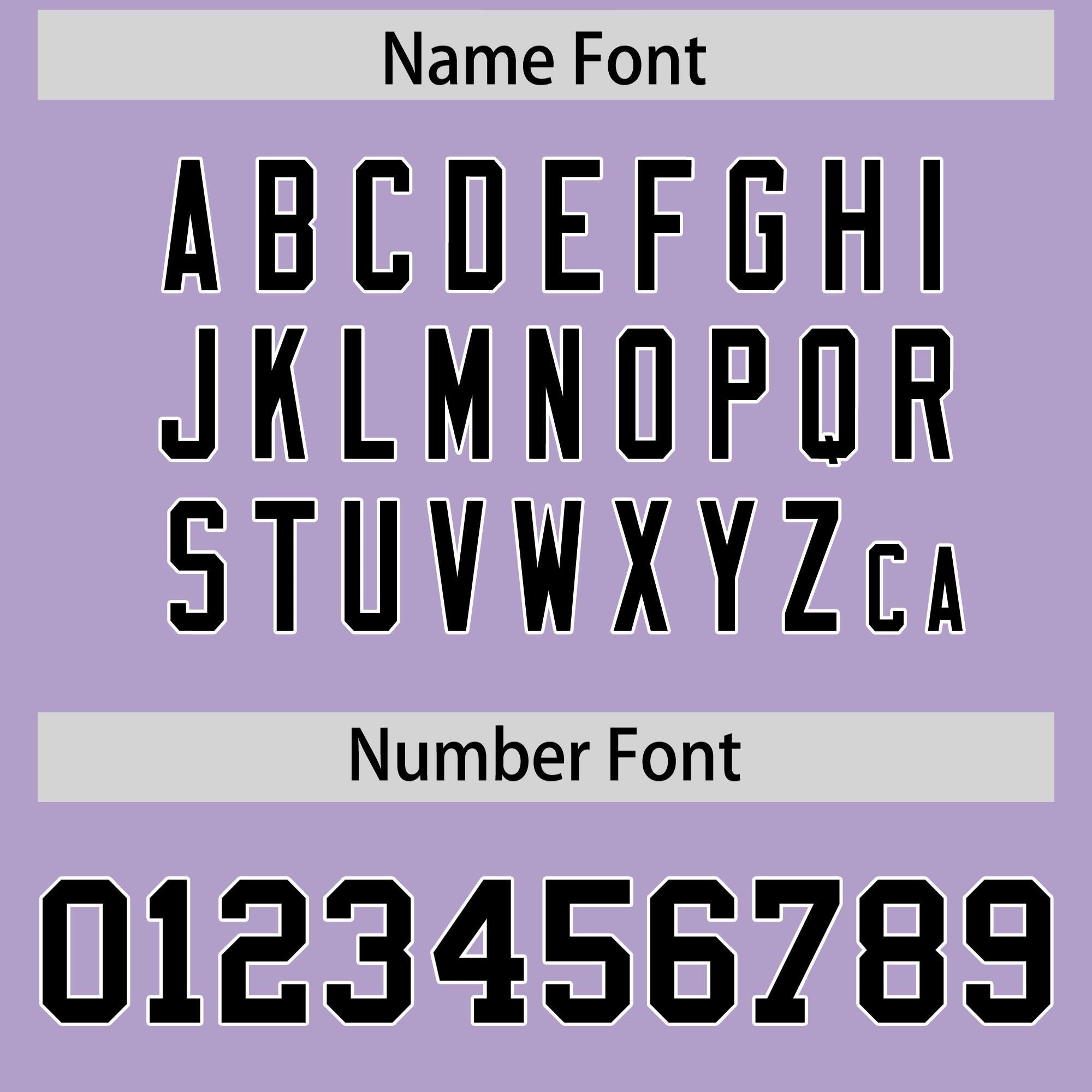 Custom Light Purple White Star Pattern Thick Stripes Baseball Jersey