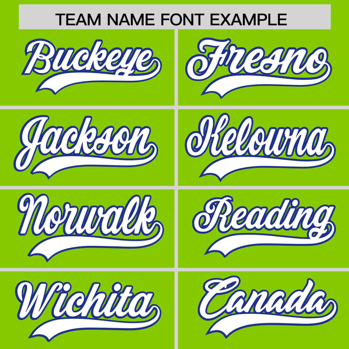 Custom Neon Green Royal Blue Star Pattern Thick Stripes Baseball Jersey