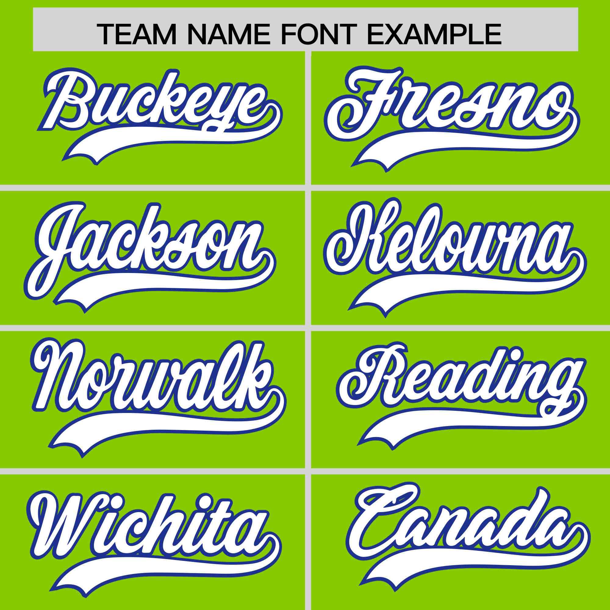 Custom Neon Green Royal Blue Star Pattern Thick Stripes Baseball Jersey