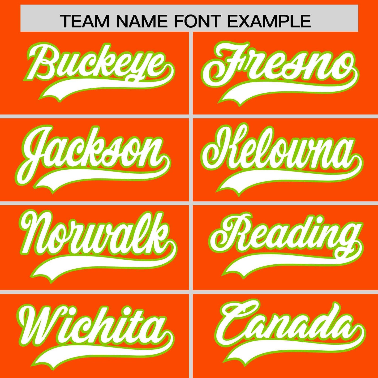 Custom Orange Neon Green Star Pattern Thick Stripes Baseball Jersey