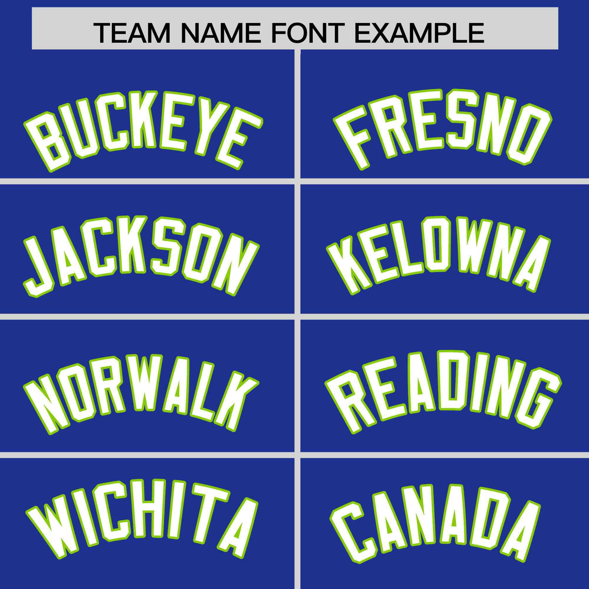 Custom Royal Blue Neon Green Star Pattern Thick Stripes Baseball Jersey