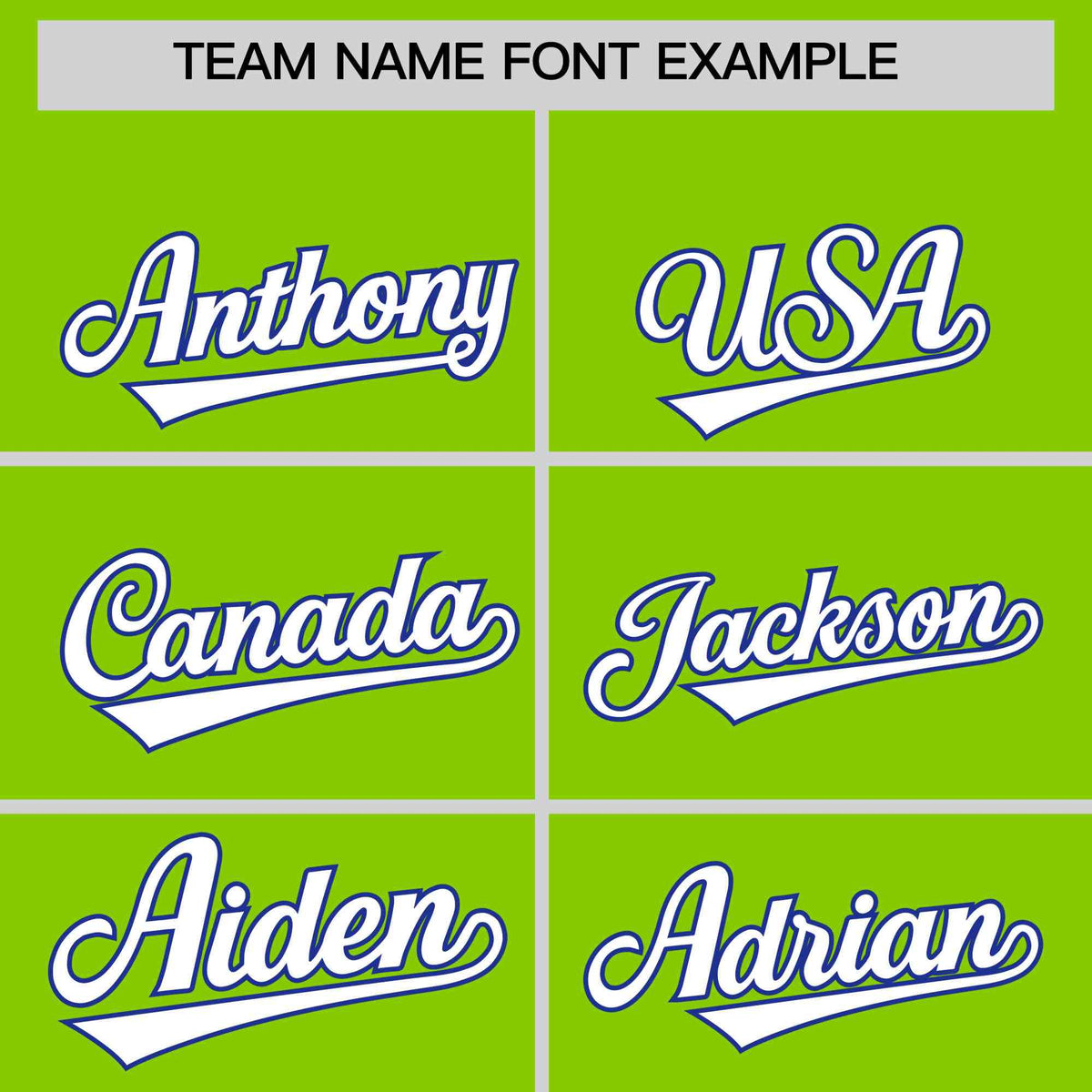 Custom Neon Green Royal Blue Star Pattern Thick Stripes Baseball Jersey| KXKSHOP