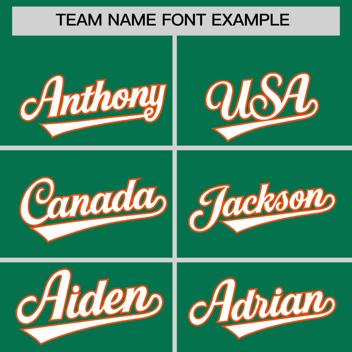 Custom Kelly Green Orange Star Pattern Thick Stripes Baseball Jersey| KXKSHOP
