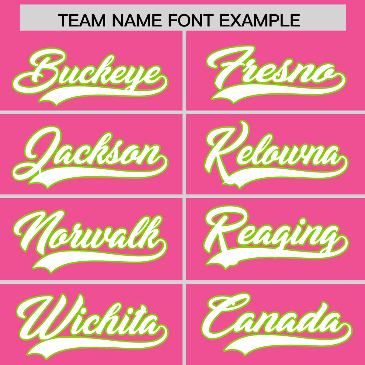 Custom Pink Neon Green Star Pattern Thick Stripes Baseball Jersey