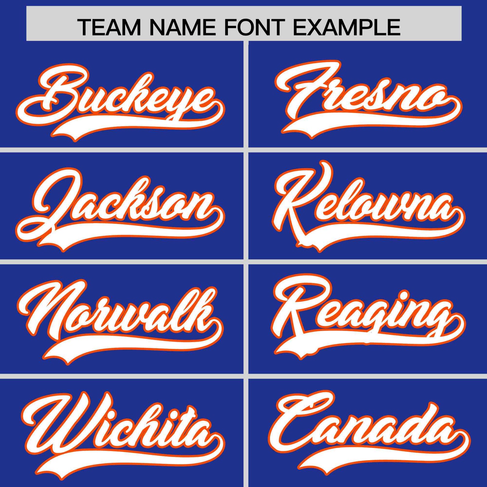 Custom Royal Blue Orange Star Pattern Thick Stripes Baseball Jersey