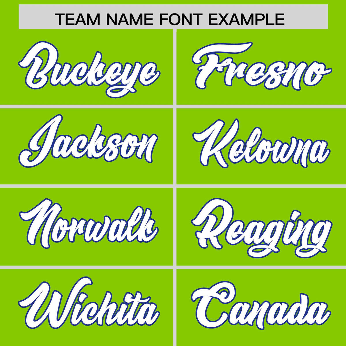 Custom Neon Green Royal Blue Star Pattern Thick Stripes Baseball Jersey