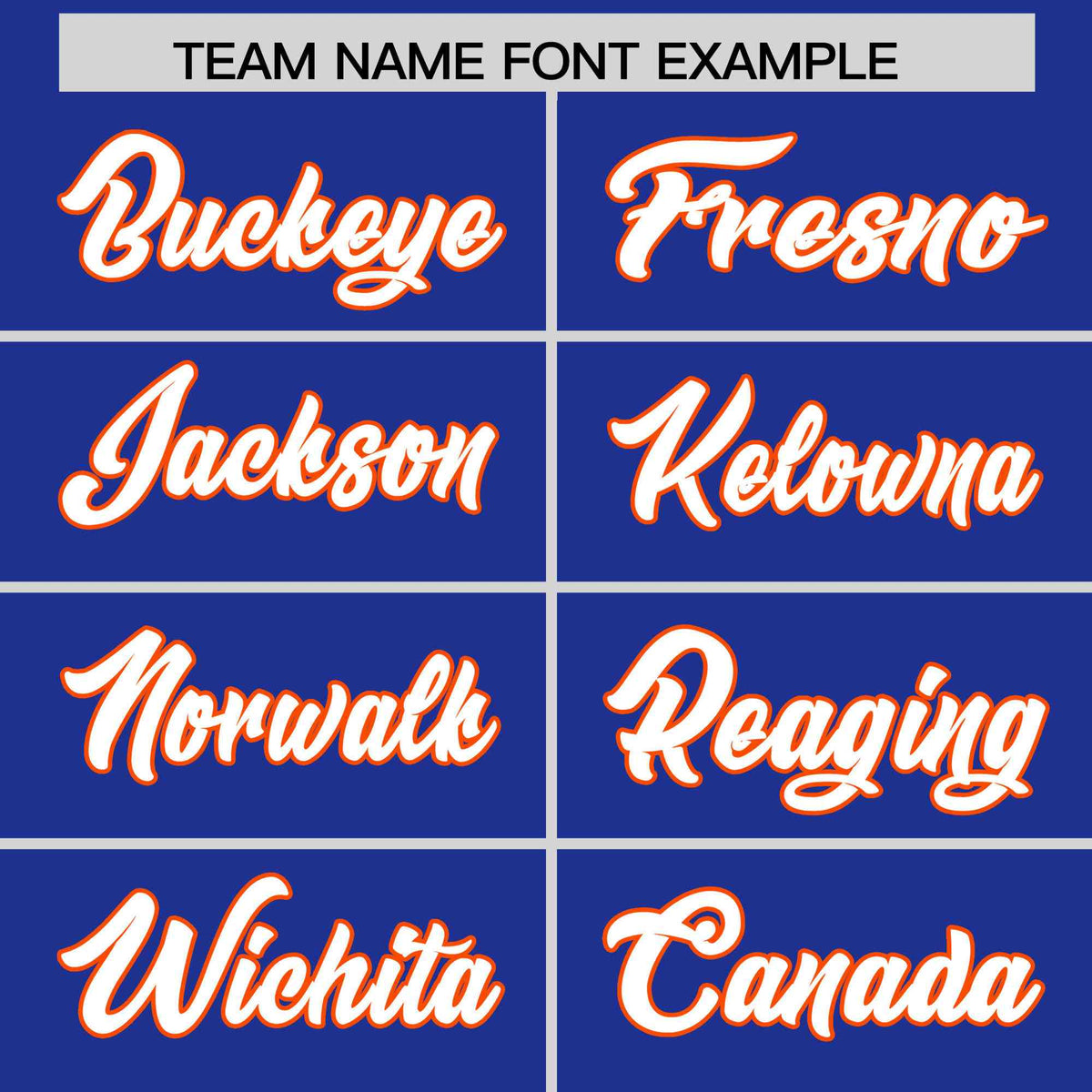 Custom Royal Blue Orange Star Pattern Thick Stripes Baseball Jersey