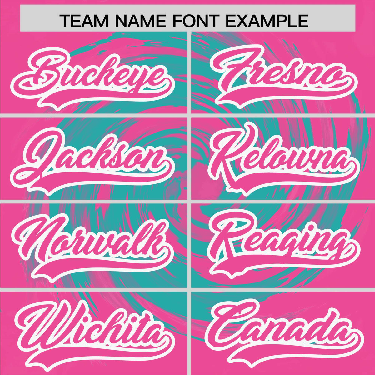 Custom Aqua Pink Swirl Graffiti Pattern Authentic Baseball Jersey