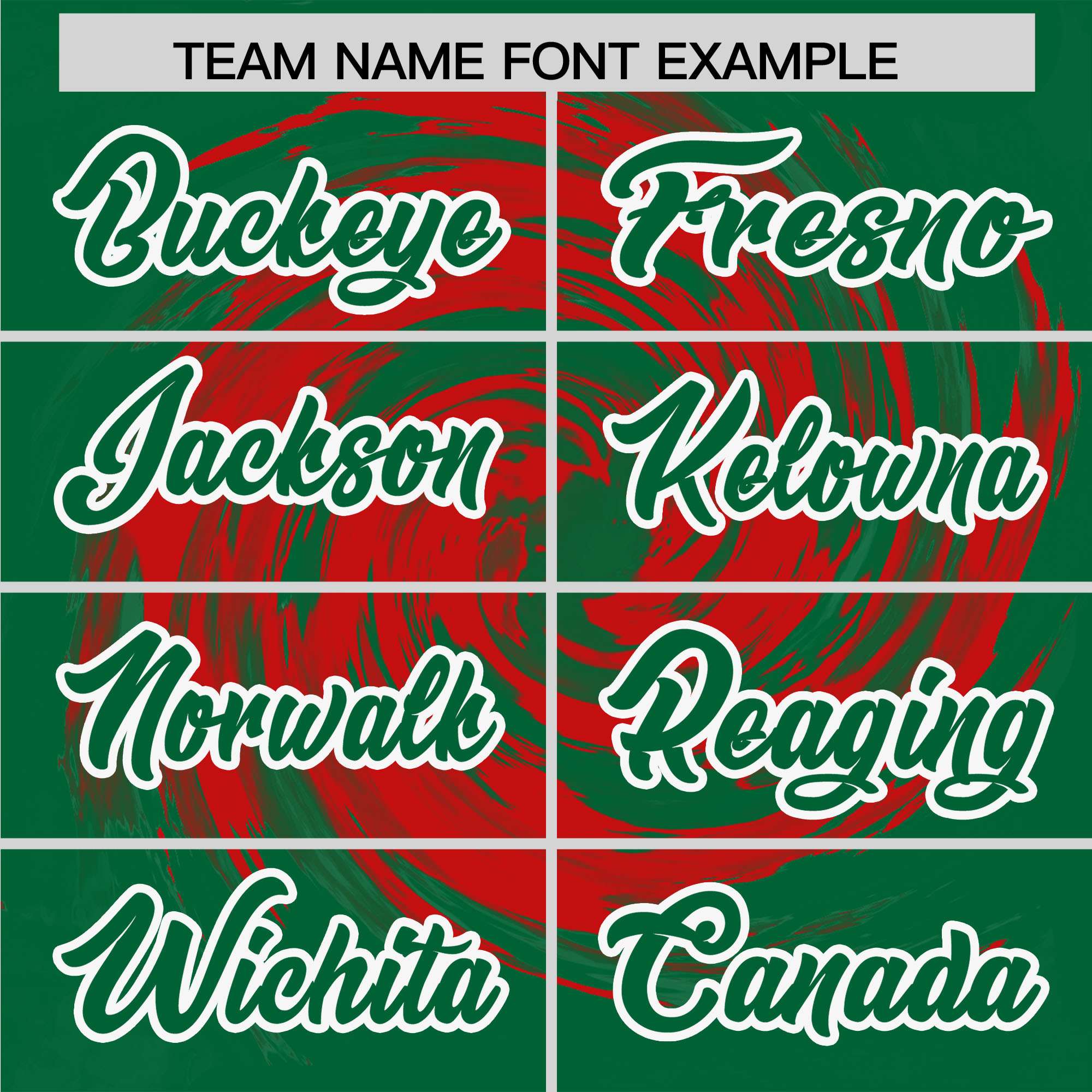 Custom Red Kelly Green Swirl Graffiti Pattern Authentic Baseball Jersey