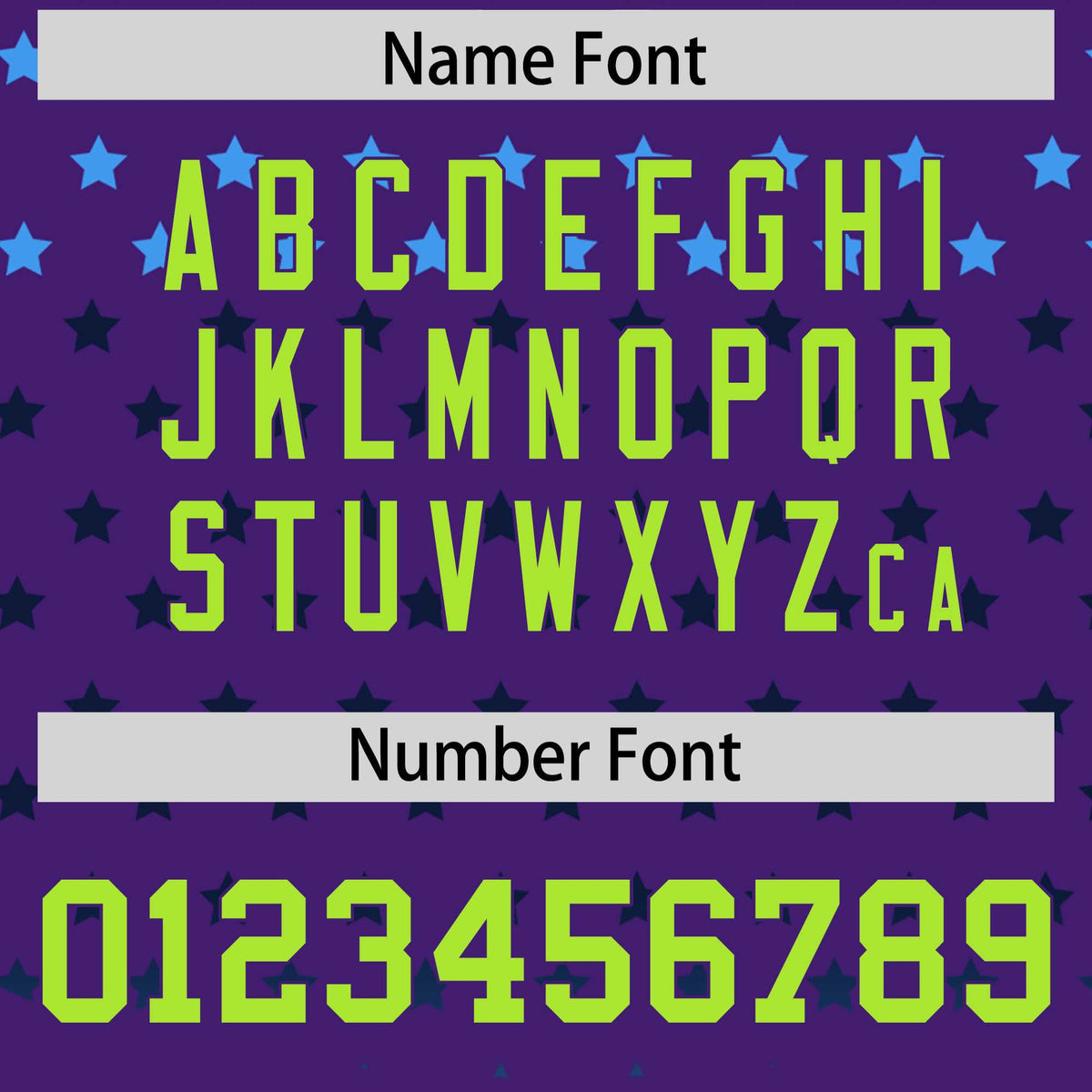 Custom Purple Neon Green-White Raglan Sleeve Personalized Star Print Authentic Baseball Jersey