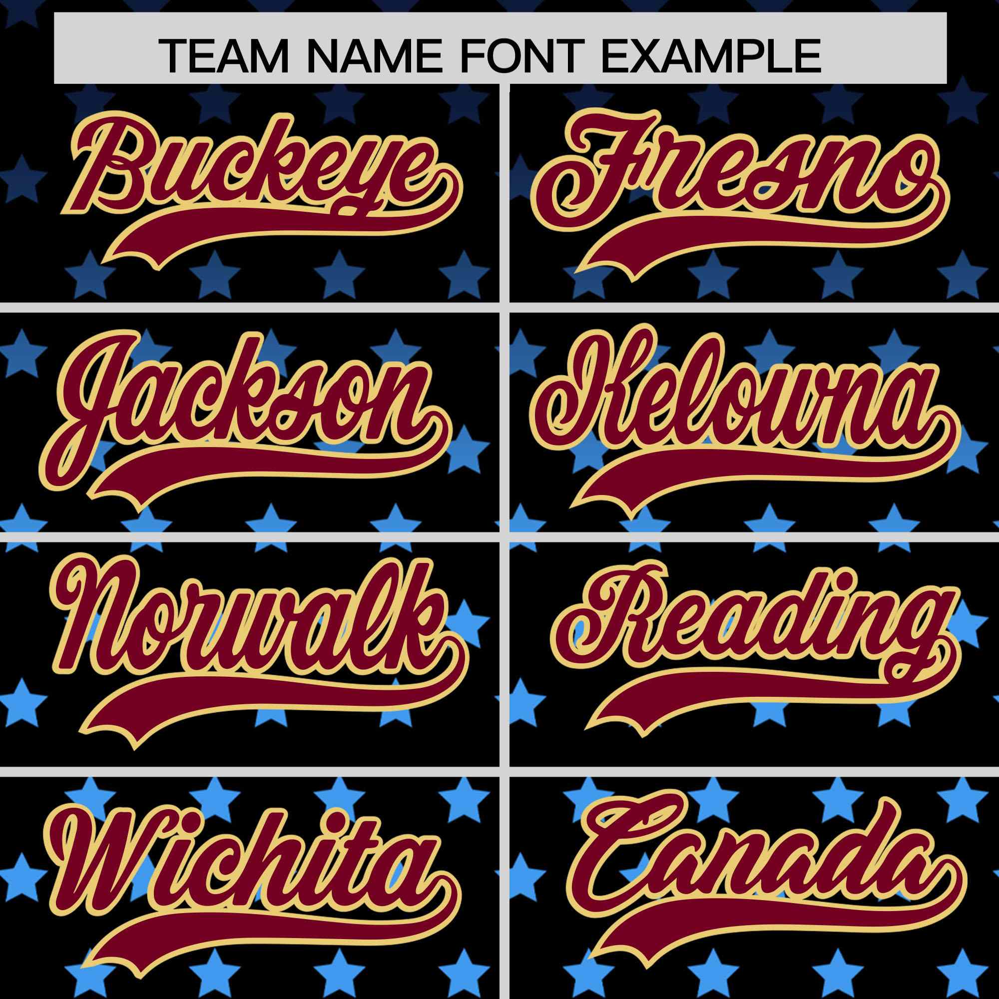 Custom Black Crimson-Khaki Raglan Sleeve Personalized Star Print Authentic Baseball Jersey