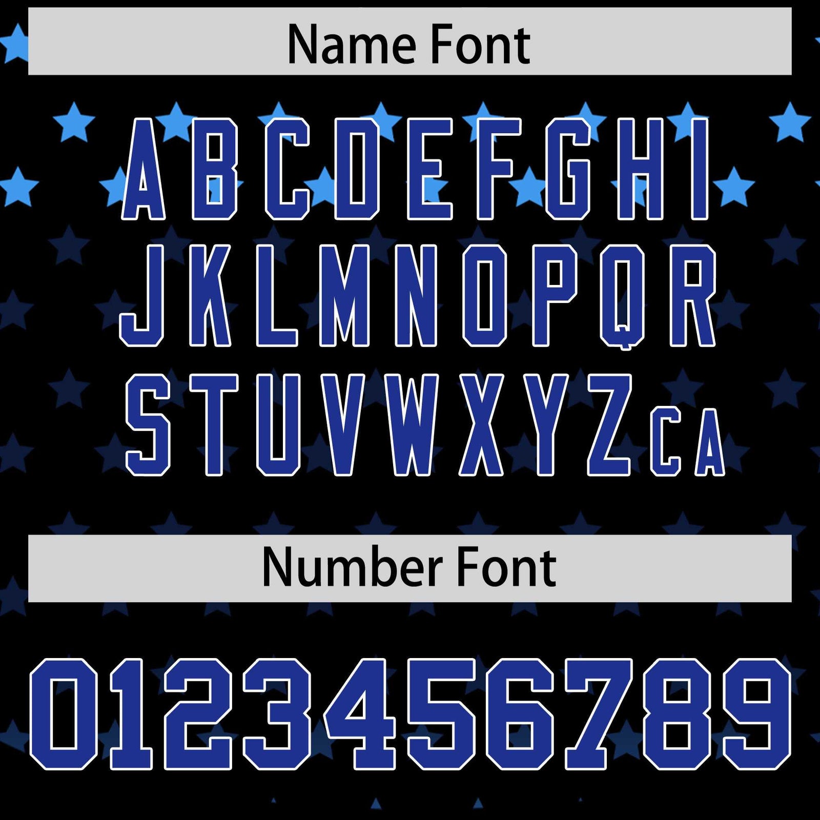 Custom Black Royal-White Raglan Sleeve Personalized Star Print Authentic Baseball Jersey