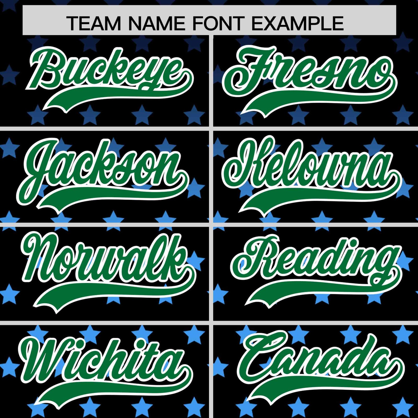 Custom Black Kelly Green-White Raglan Sleeve Personalized Star Print Authentic Baseball Jersey