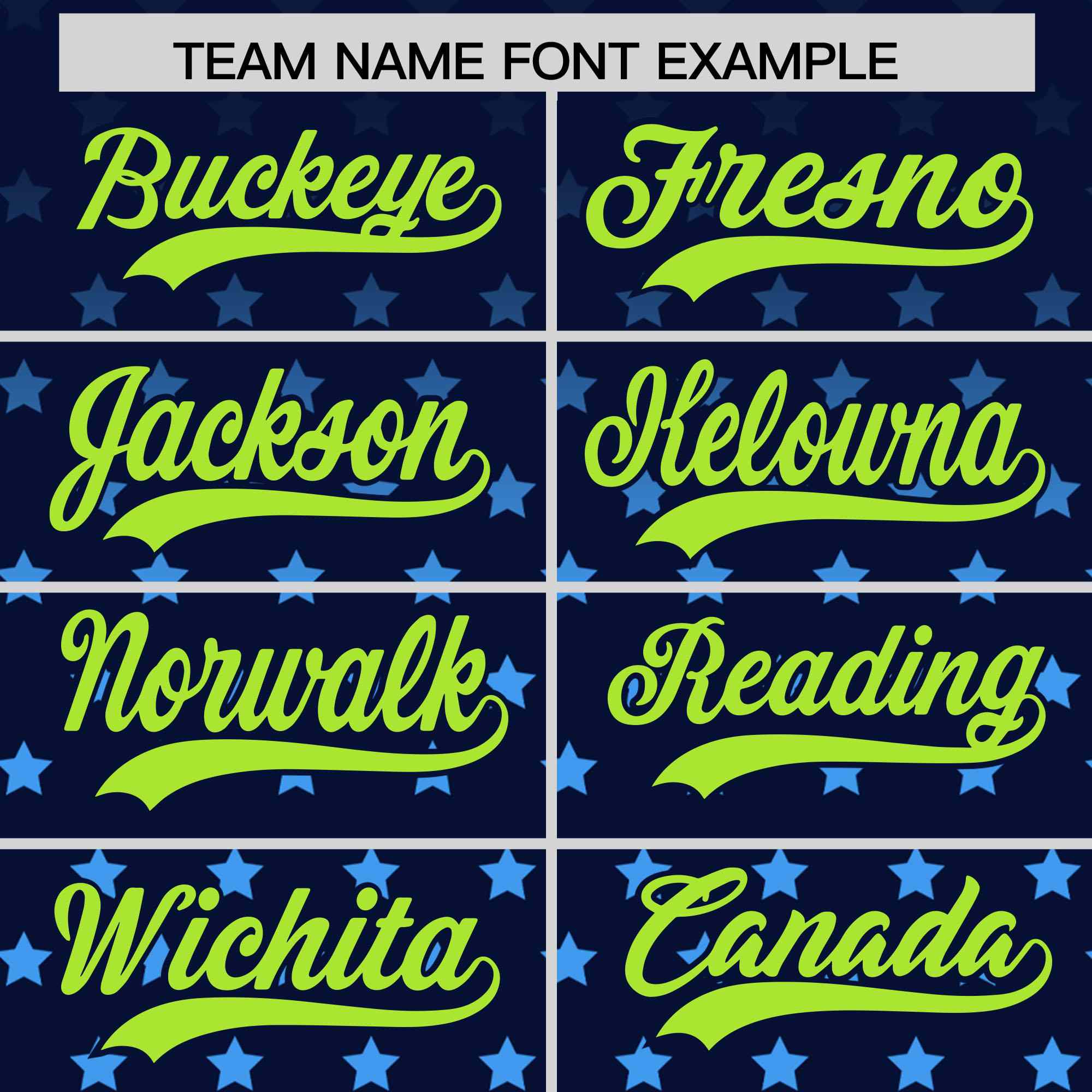 Custom Navy Neon Green-White Raglan Sleeve Personalized Star Print Authentic Baseball Jersey