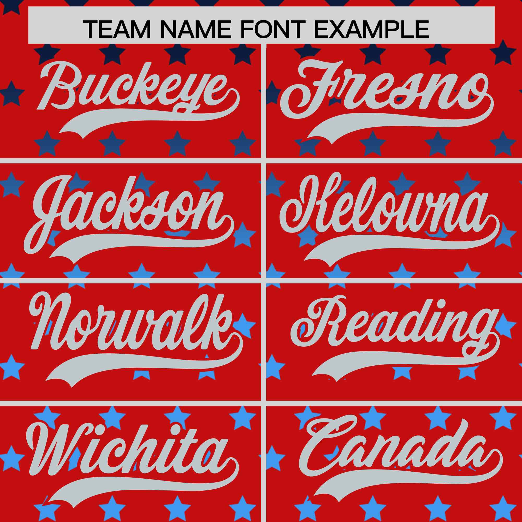 Custom Red Silver-White Raglan Sleeve Personalized Star Print Authentic Baseball Jersey