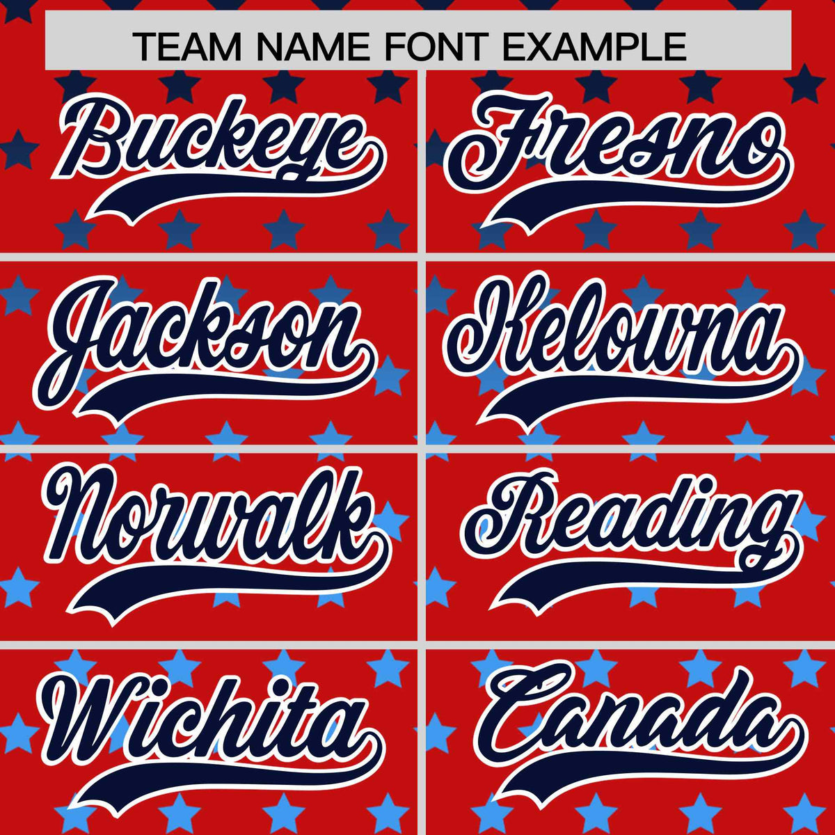 Custom Red Navy-White Raglan Sleeve Personalized Star Print Authentic Baseball Jersey