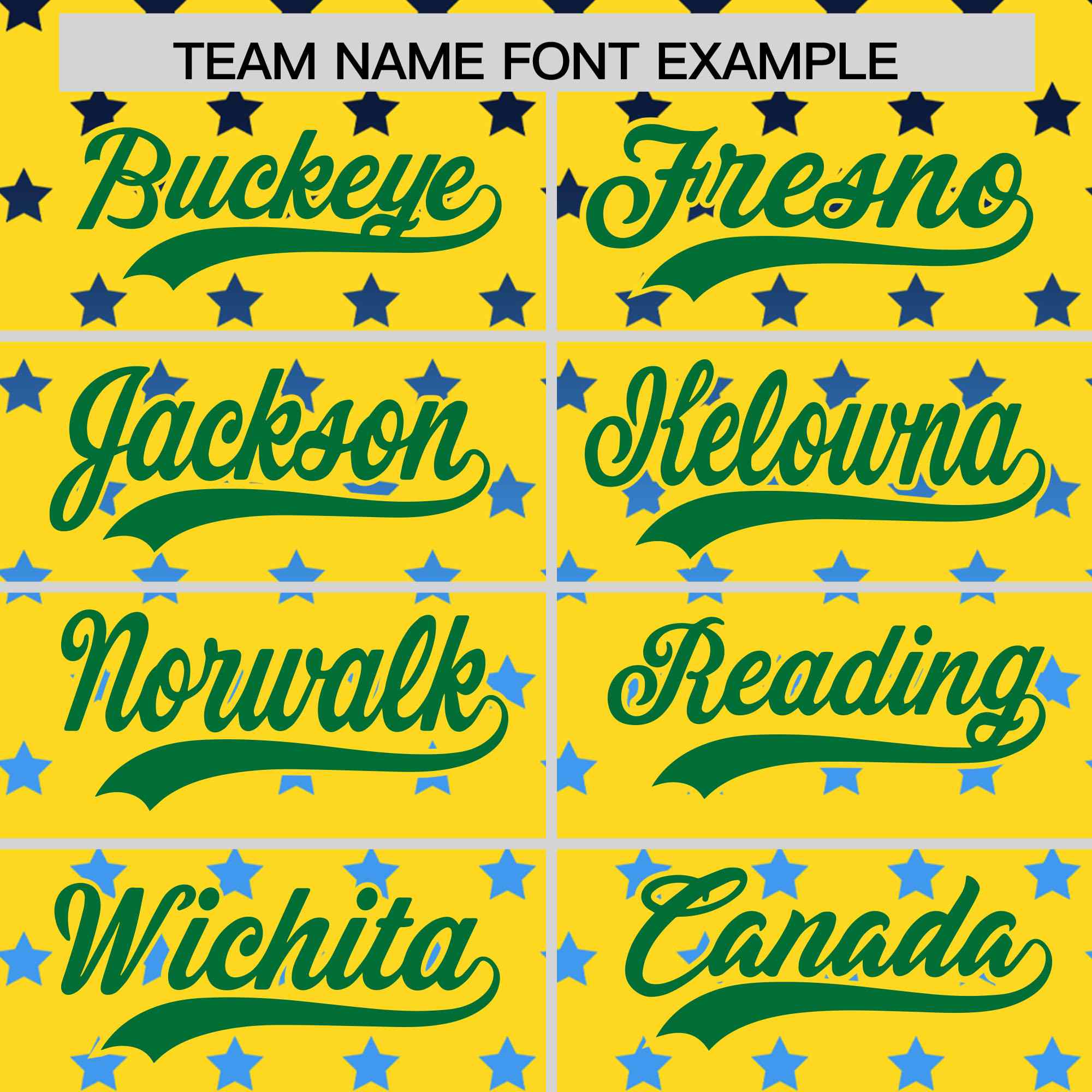 Custom Gold Kelly Green-White Raglan Sleeve Personalized Star Print Authentic Baseball Jersey