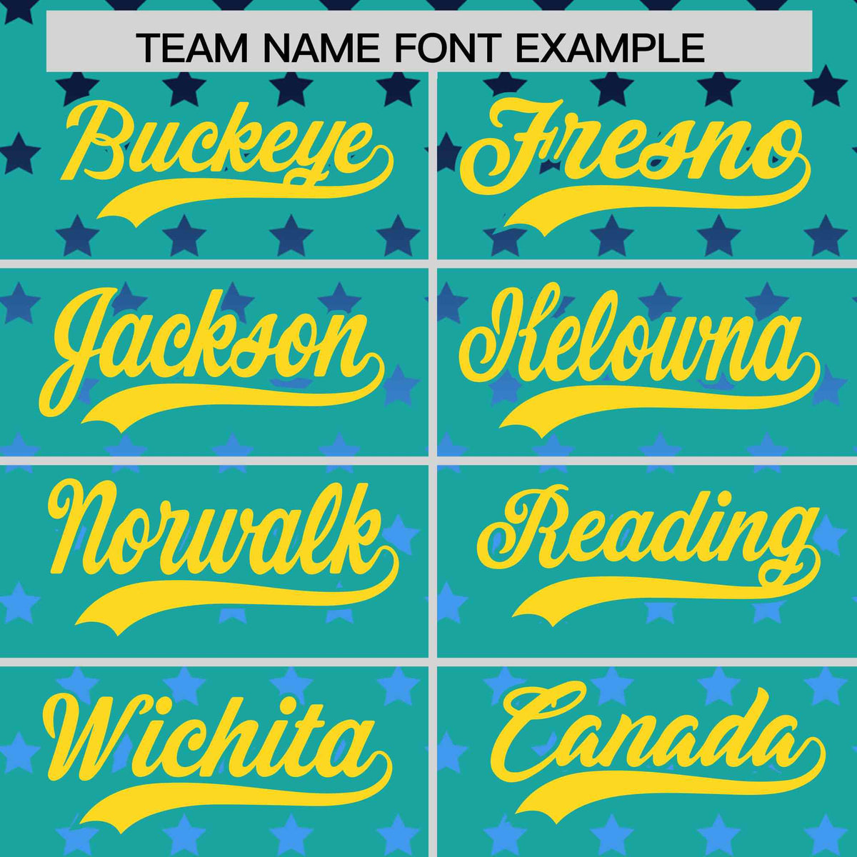 Custom Aqua Gold-White Raglan Sleeve Personalized Star Print Authentic Baseball Jersey