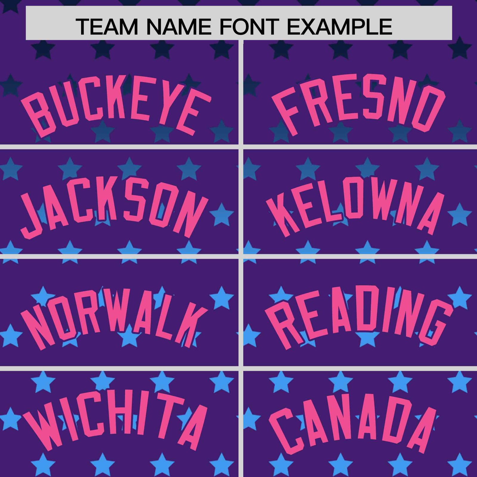 Custom Purple Pink-White Raglan Sleeve Personalized Star Print Authentic Baseball Jersey