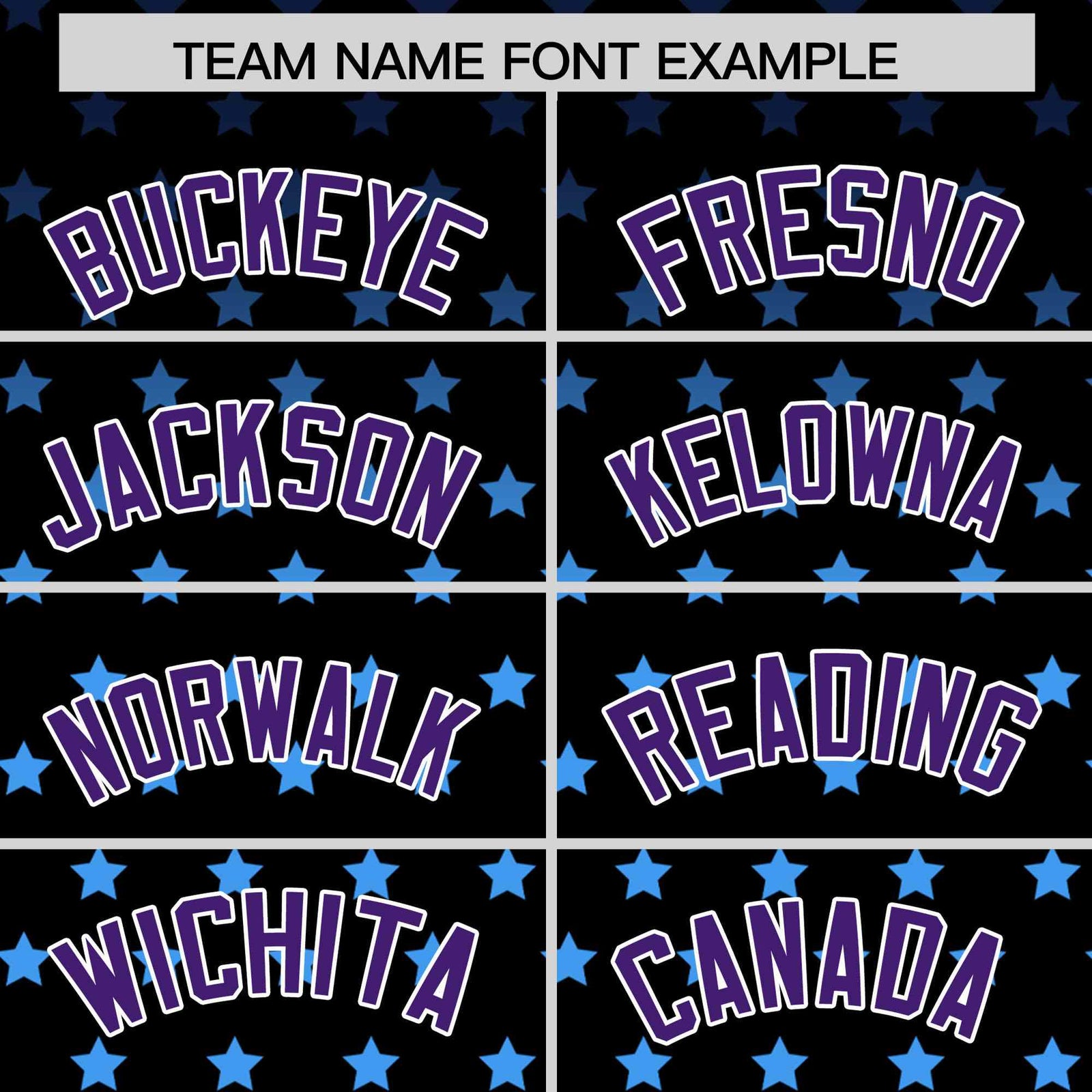 Custom Black Purple-White Raglan Sleeve Personalized Star Print Authentic Baseball Jersey