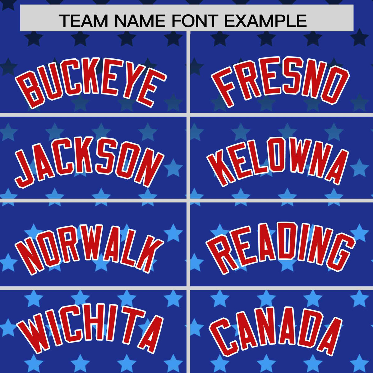 Custom Royal Red-White Raglan Sleeve Personalized Star Print Authentic Baseball Jersey