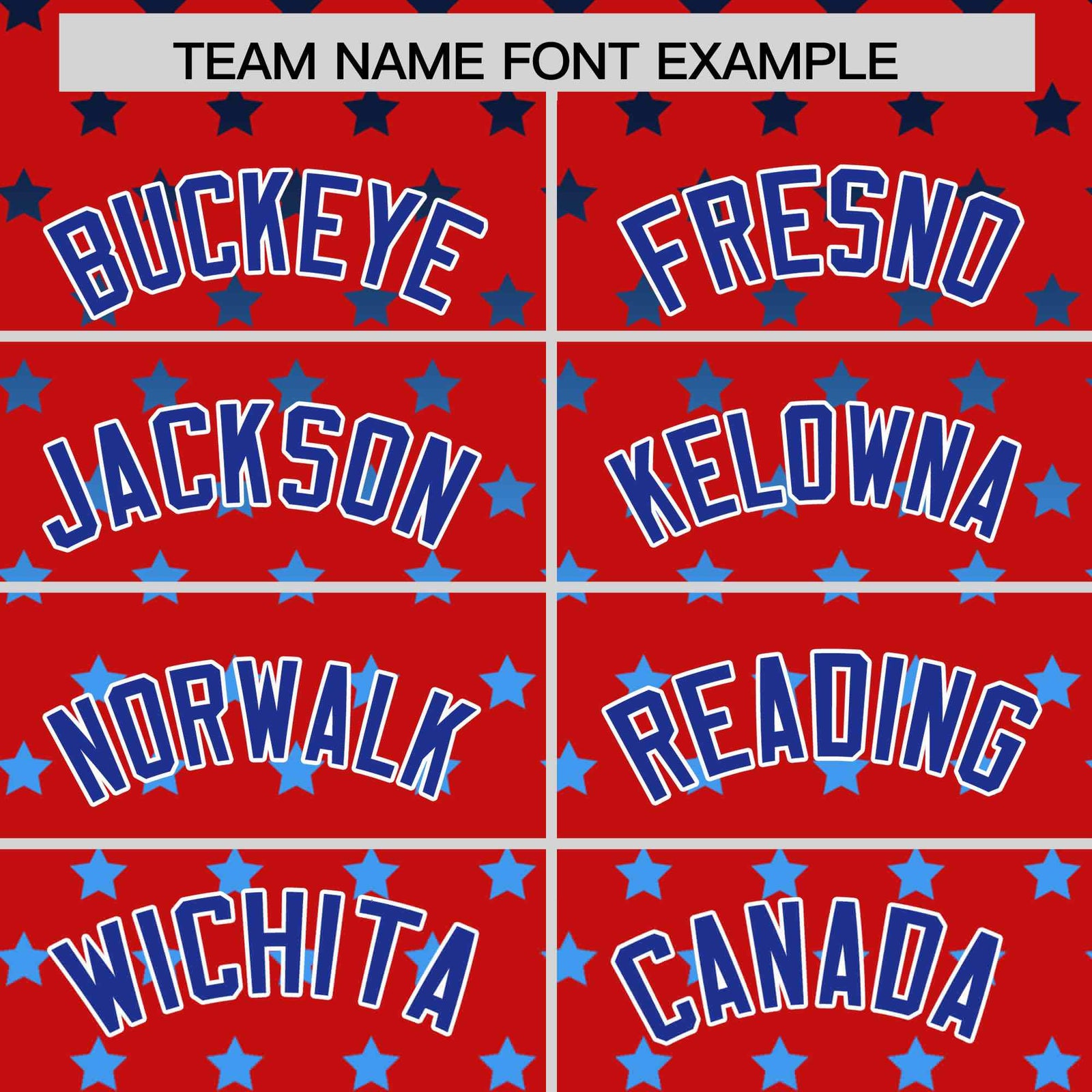 Custom Red Royal-White Raglan Sleeve Personalized Star Print Authentic Baseball Jersey