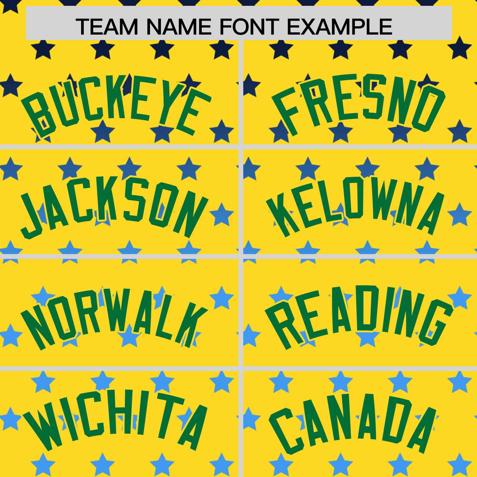 Custom Gold Kelly Green-White Raglan Sleeve Personalized Star Print Authentic Baseball Jersey