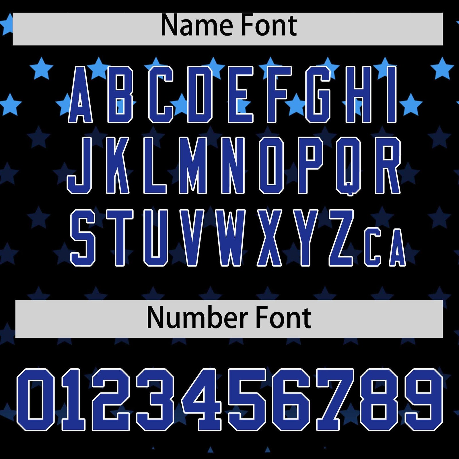 Custom Black Royal-White Raglan Sleeve Personalized Star Print Authentic Baseball Jersey