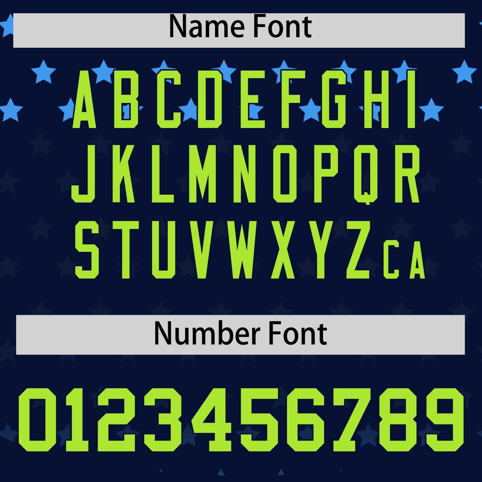 Custom Navy Neon Green-White Raglan Sleeve Personalized Star Print Authentic Baseball Jersey