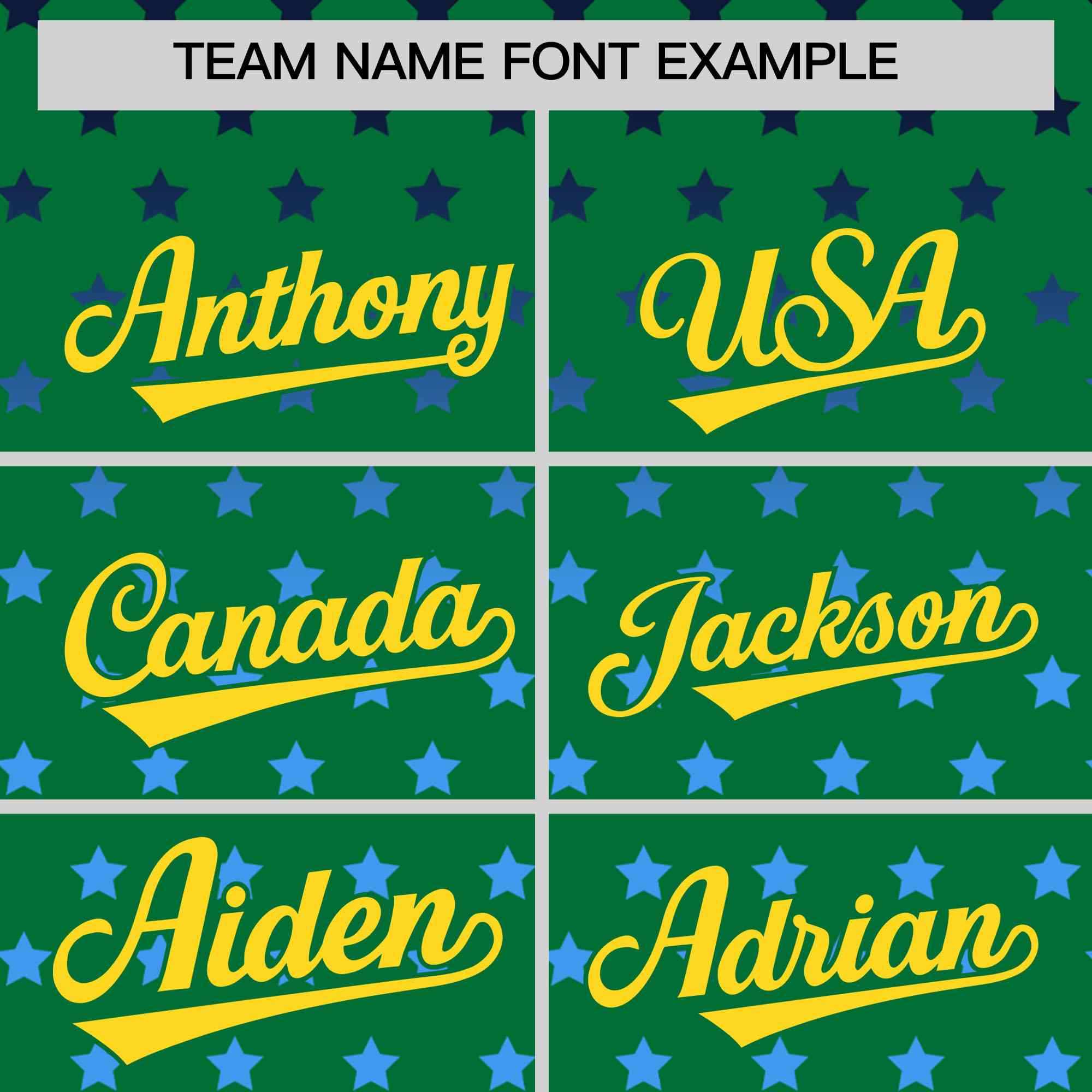 Custom Kelly Green Gold-White Raglan Sleeve Personalized Star Print Authentic Baseball Jersey