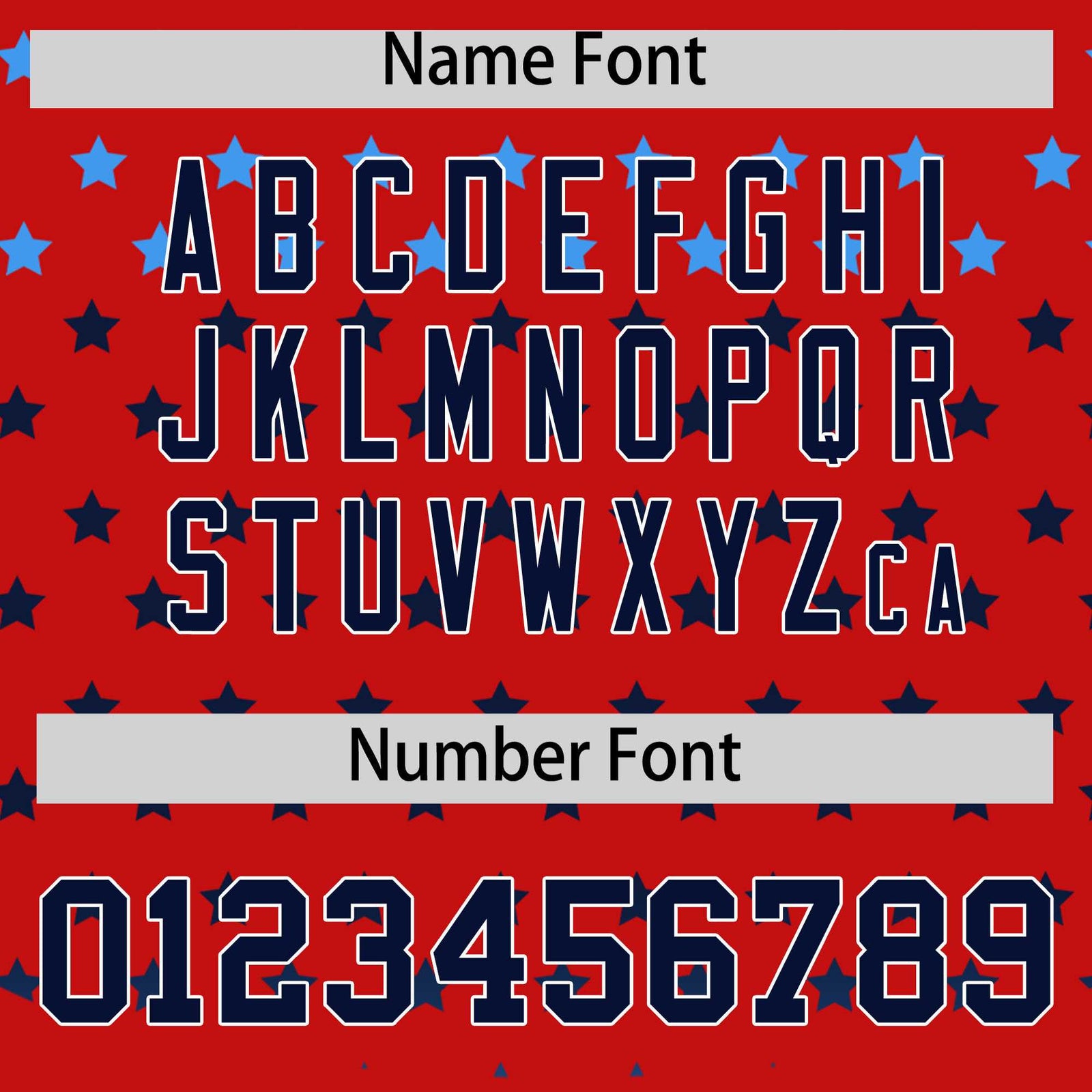 Custom Red Navy-White Raglan Sleeve Personalized Star Print Authentic Baseball Jersey