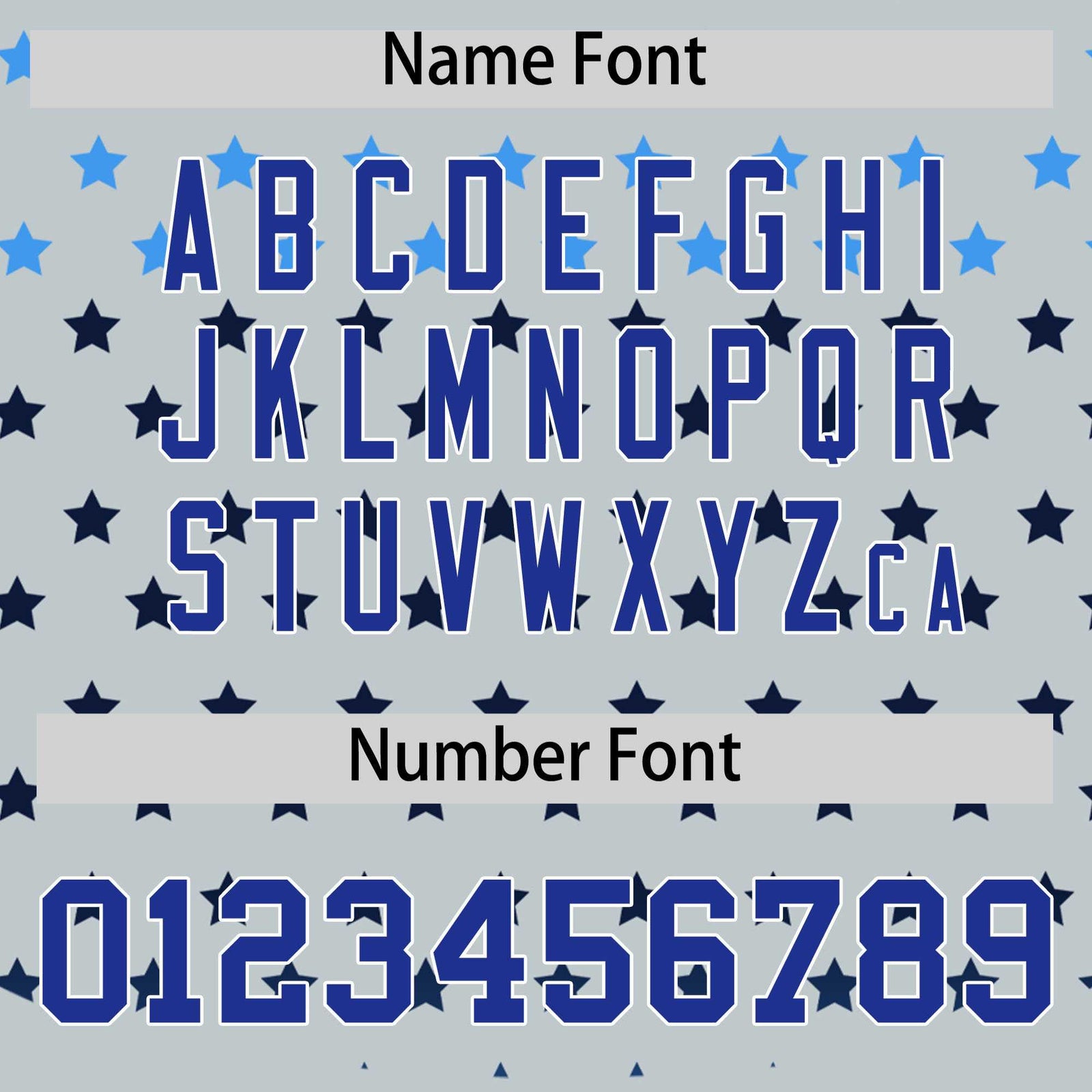 Custom Silver Royal-White Raglan Sleeve Personalized Star Print Authentic Baseball Jersey