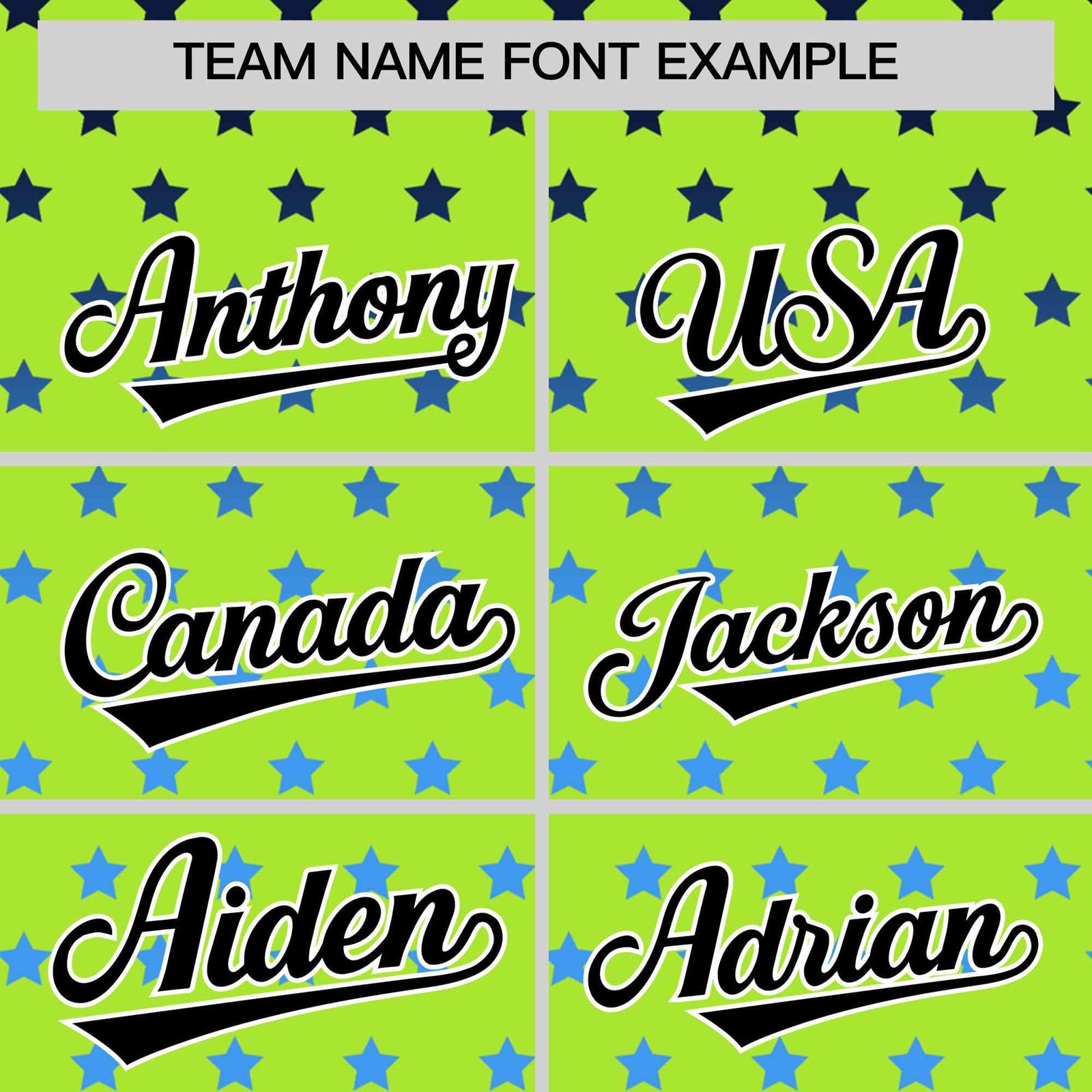 Custom Neon Green Black-White Raglan Sleeve Personalized Star Print Authentic Baseball Jersey