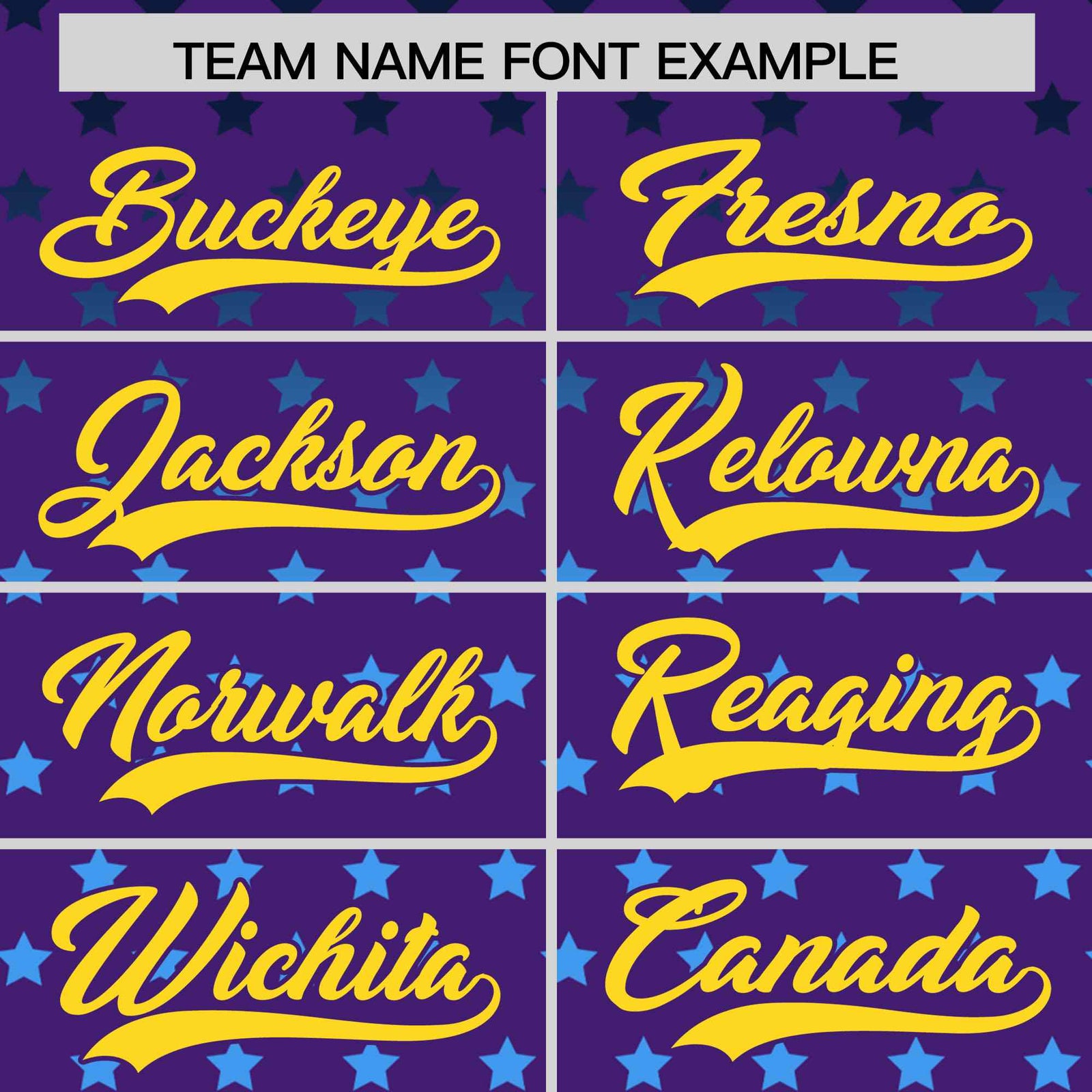 Custom Purple Gold-White Raglan Sleeve Personalized Star Print Authentic Baseball Jersey