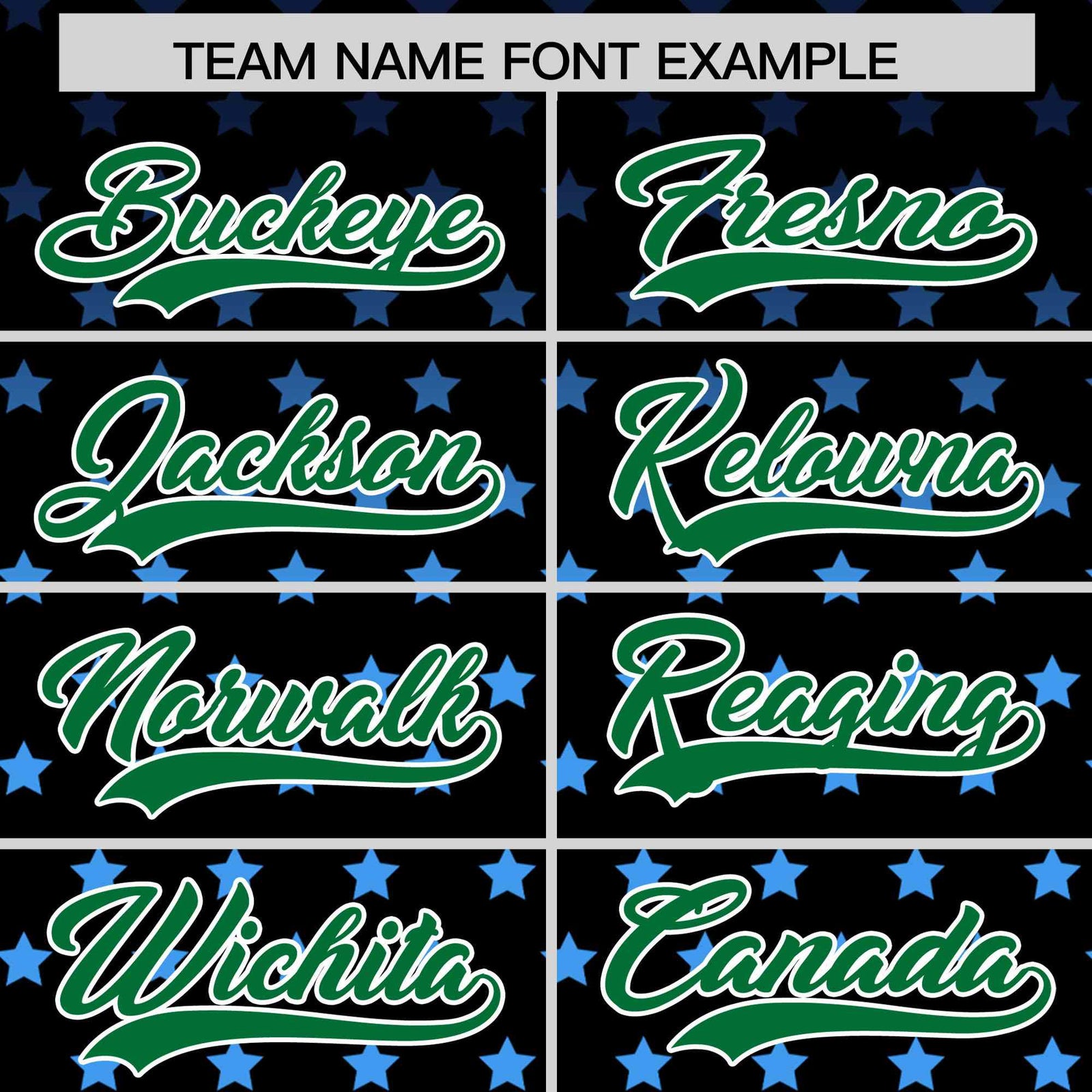 Custom Black Kelly Green-White Raglan Sleeve Personalized Star Print Authentic Baseball Jersey