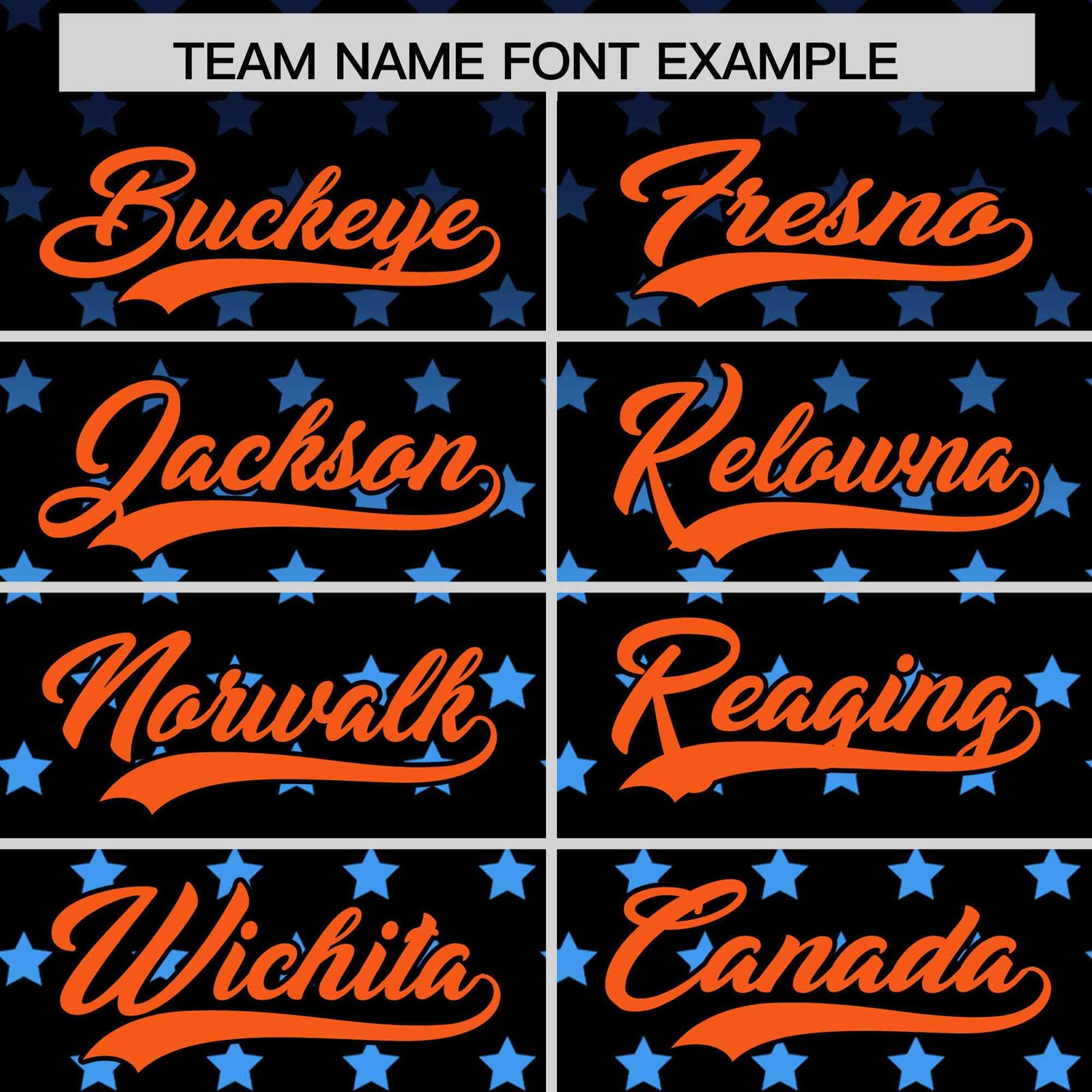 Custom Black Orange-White Raglan Sleeve Personalized Star Print Authentic Baseball Jersey