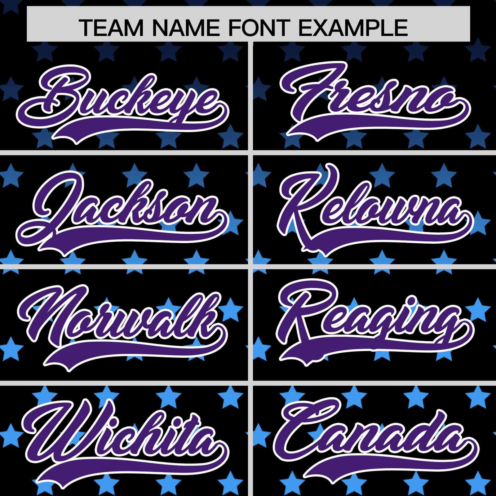 Custom Black Purple-White Raglan Sleeve Personalized Star Print Authentic Baseball Jersey