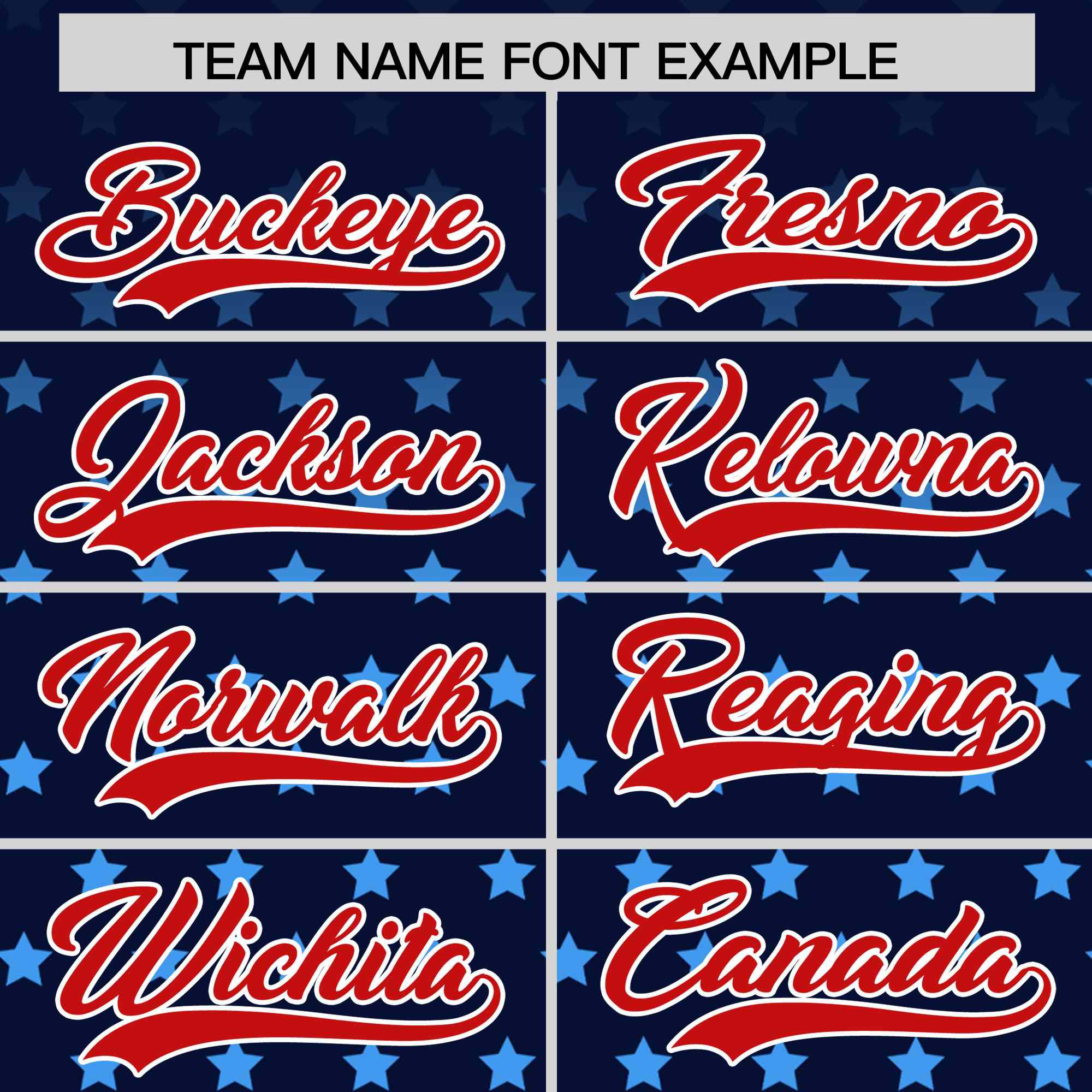 Custom Navy Red-White Raglan Sleeve Personalized Star Print Authentic Baseball Jersey