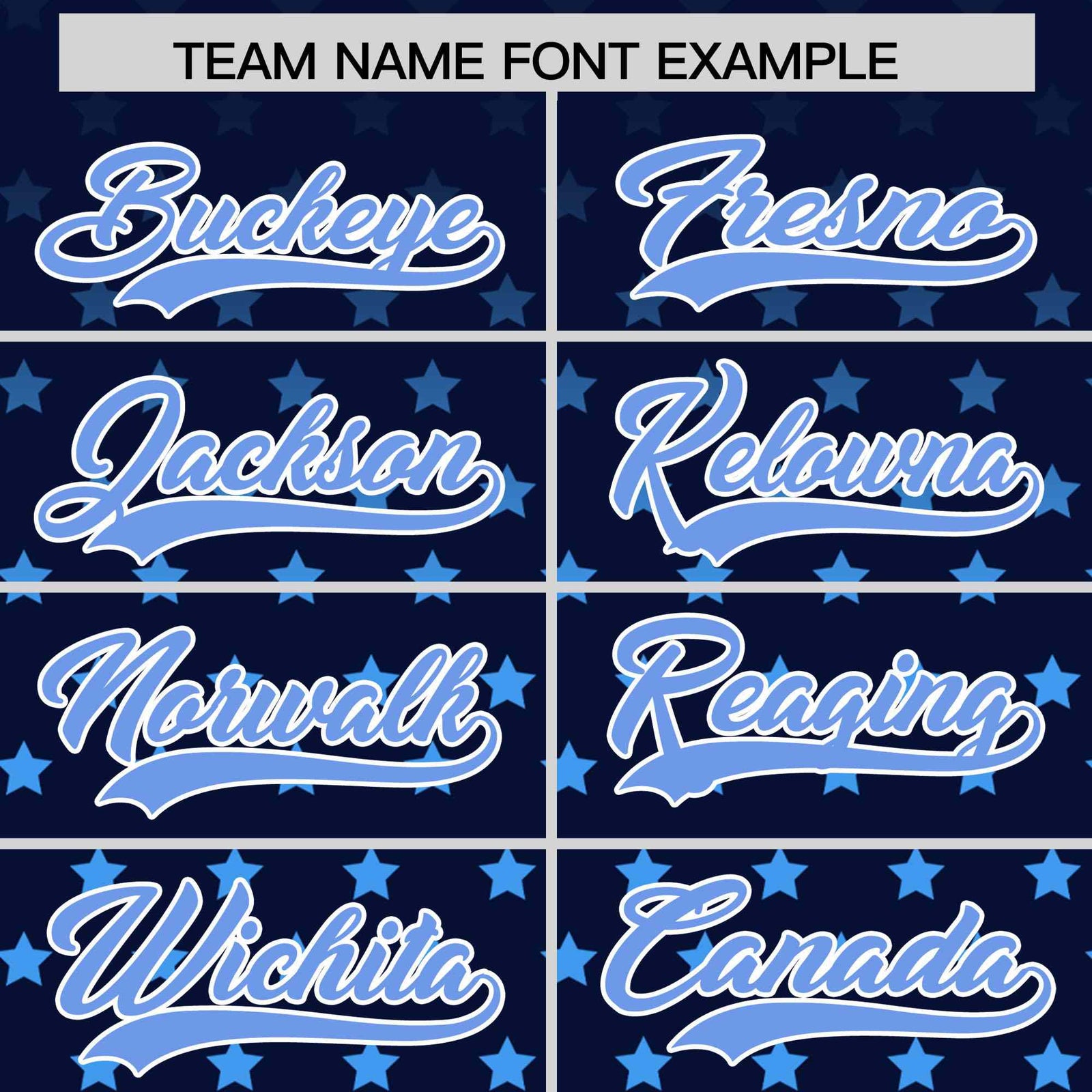 Custom Navy Light Blue-White Raglan Sleeve Personalized Star Print Authentic Baseball Jersey