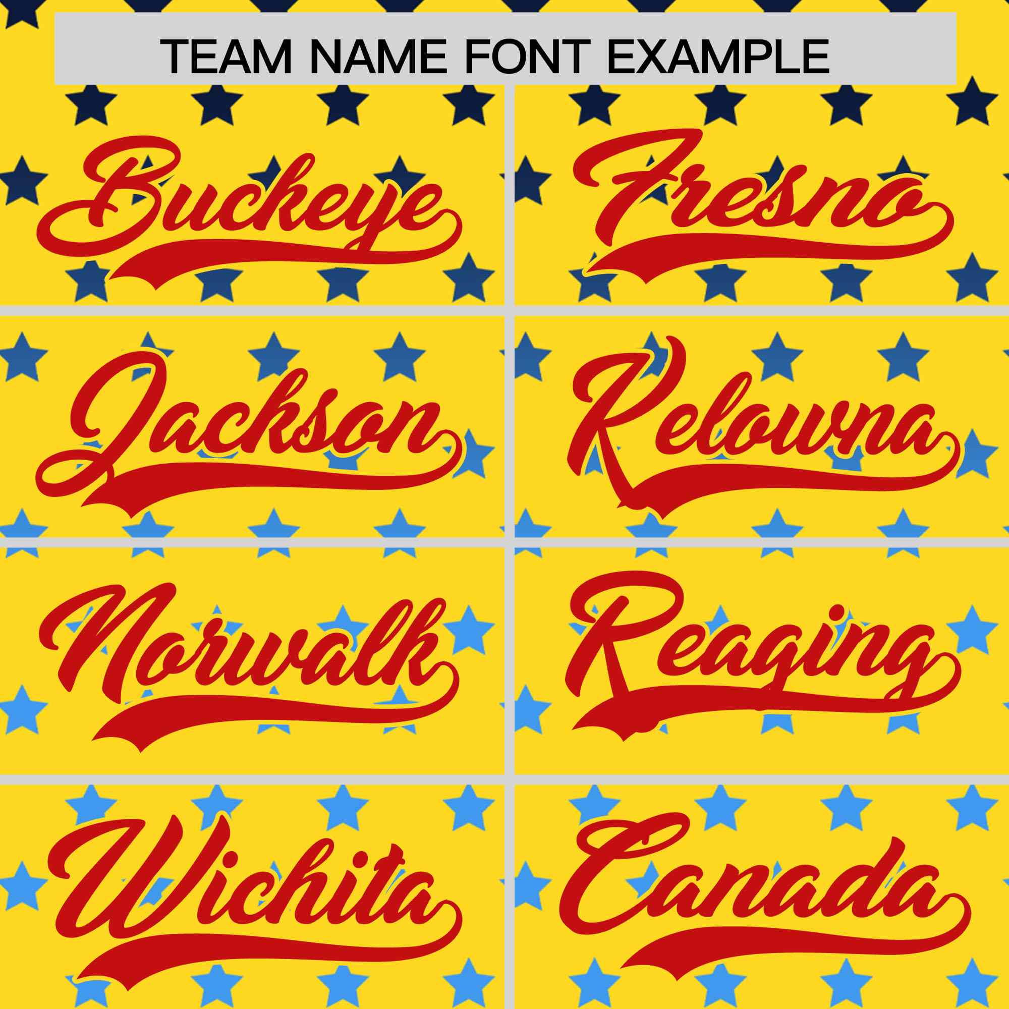 Custom Gold Red-White Raglan Sleeve Personalized Star Print Authentic Baseball Jersey