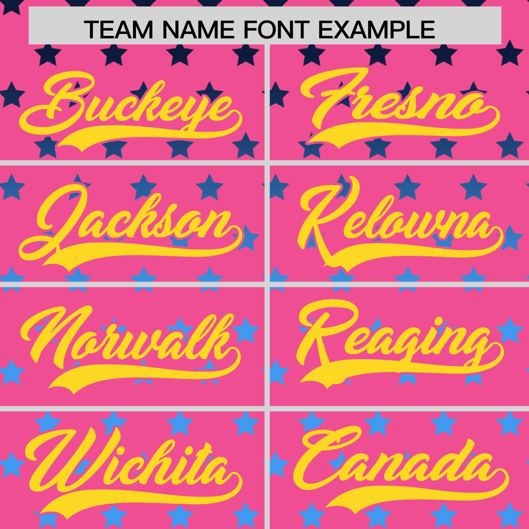 Custom Pink Gold-White Raglan Sleeve Personalized Star Print Authentic Baseball Jersey