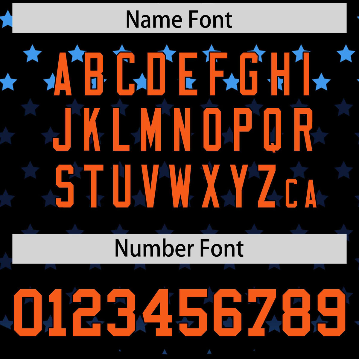 Custom Black Orange-White Raglan Sleeve Personalized Star Print Authentic Baseball Jersey