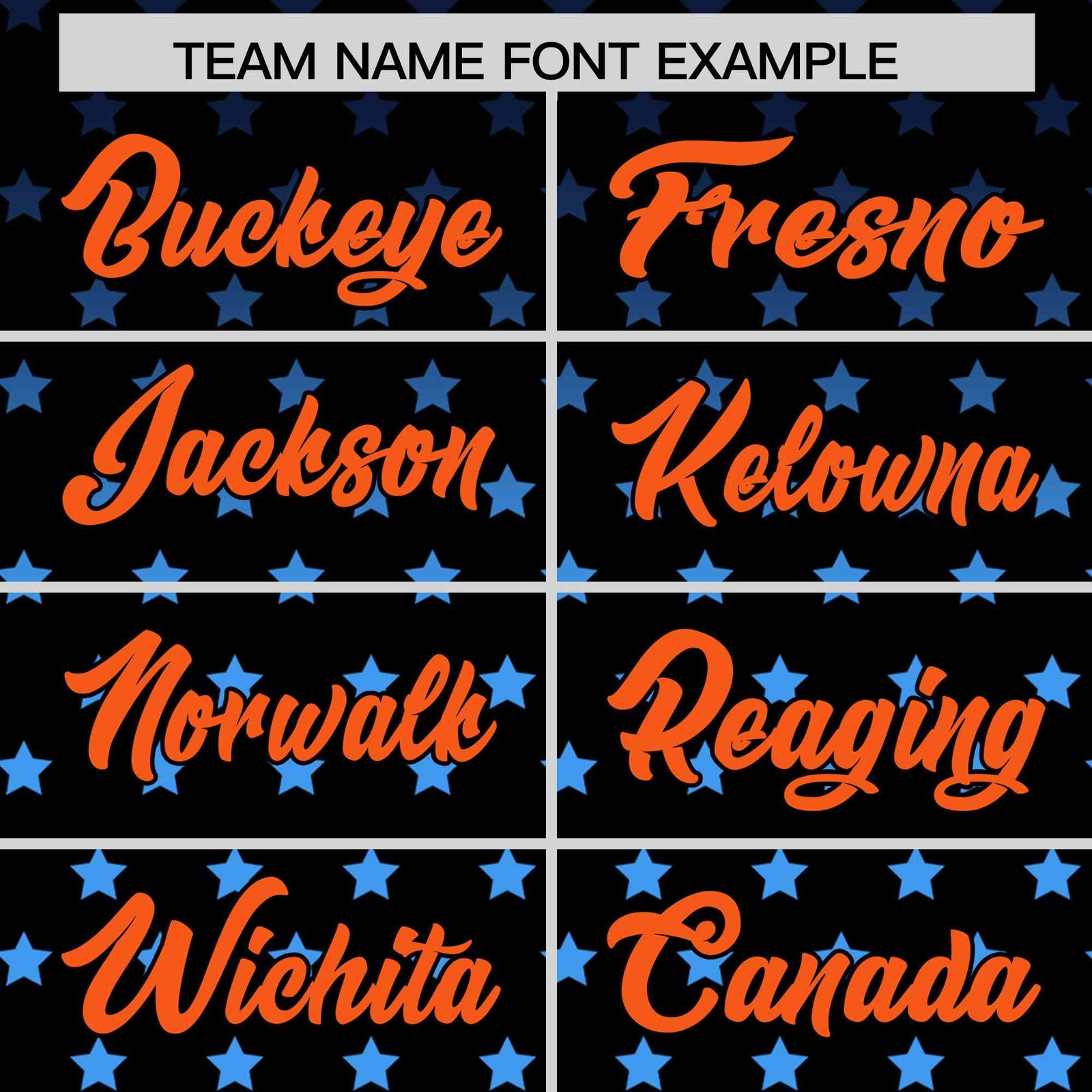 Custom Black Orange-White Raglan Sleeve Personalized Star Print Authentic Baseball Jersey