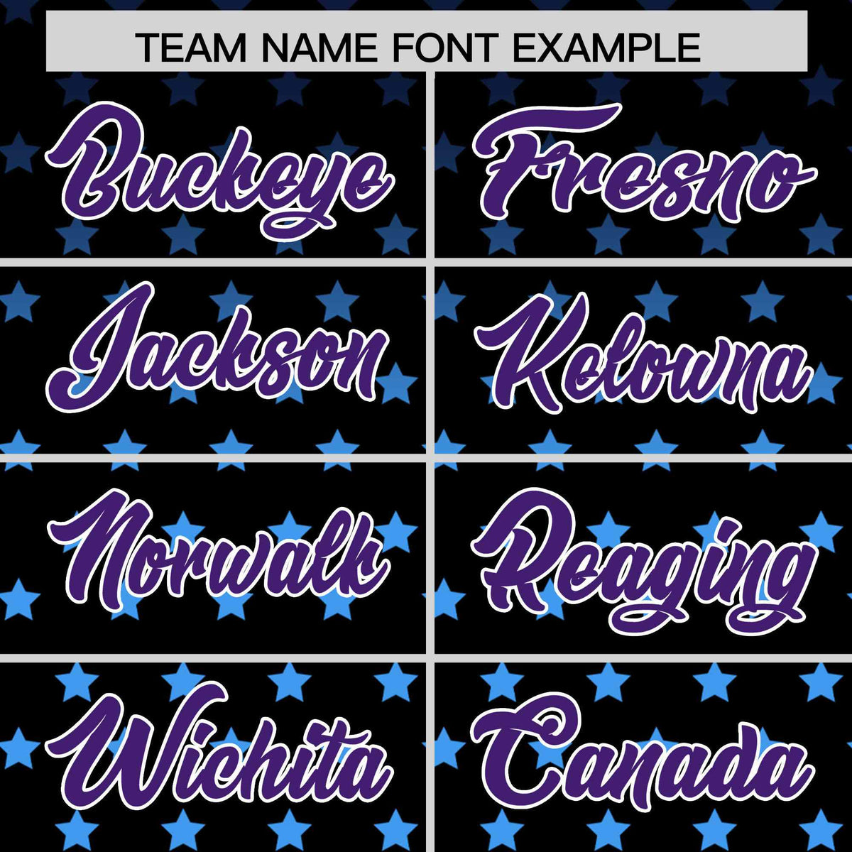 Custom Black Purple-White Raglan Sleeve Personalized Star Print Authentic Baseball Jersey