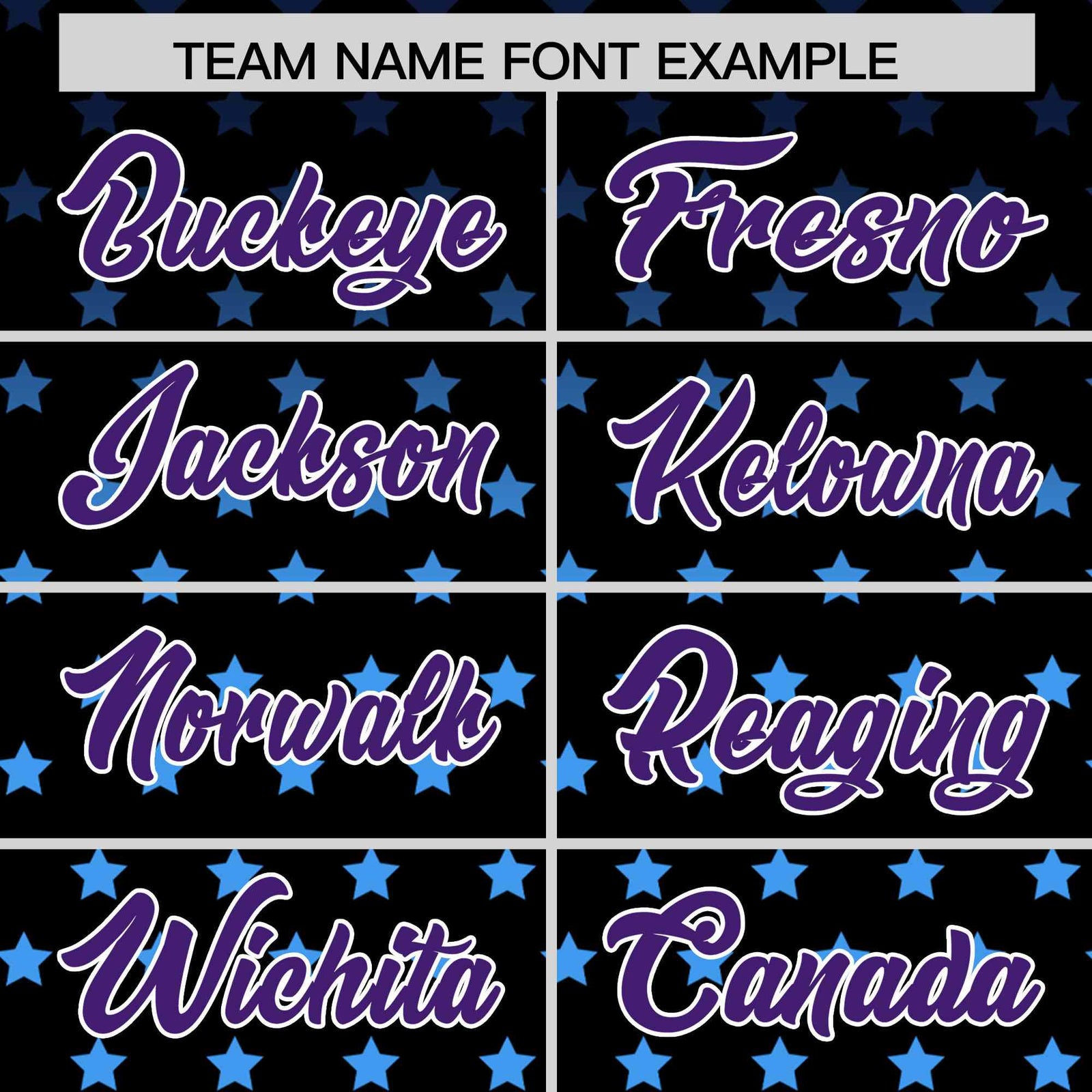 Custom Black Purple-White Raglan Sleeve Personalized Star Print Authentic Baseball Jersey