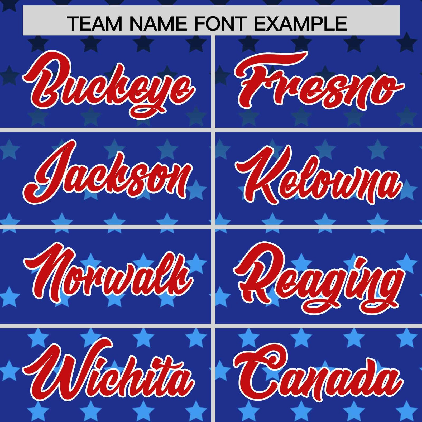 Custom Royal Red-White Raglan Sleeve Personalized Star Print Authentic Baseball Jersey